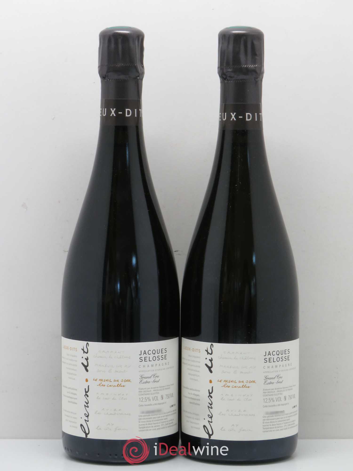 Les Carelles Blanc de Blancs Jacques Selosse - Lot de 2 bouteilles - 0