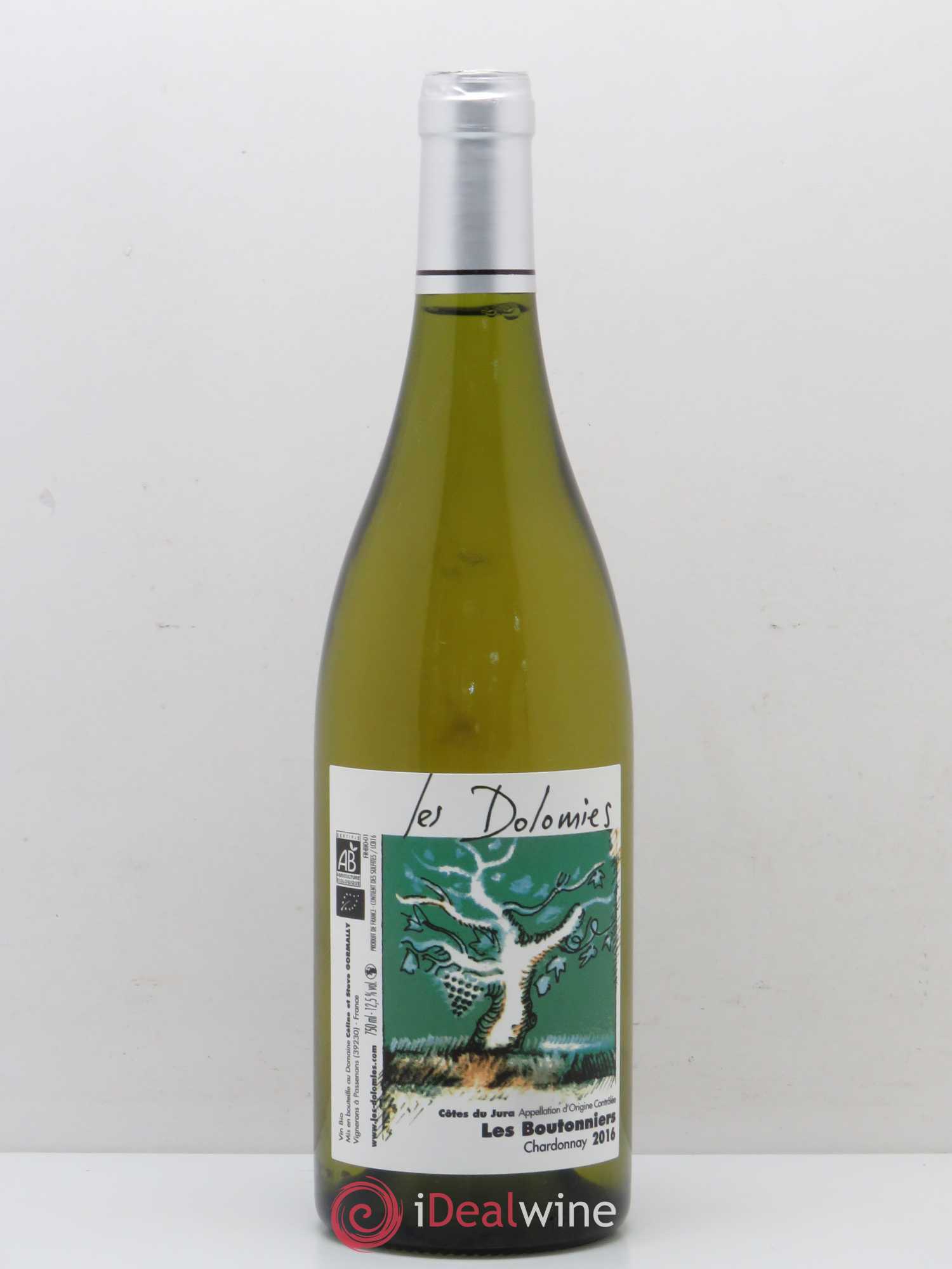Côtes du Jura Les Boutonniers Domaine des Dolomies 2016 - Posten von 1 Flasche - 0