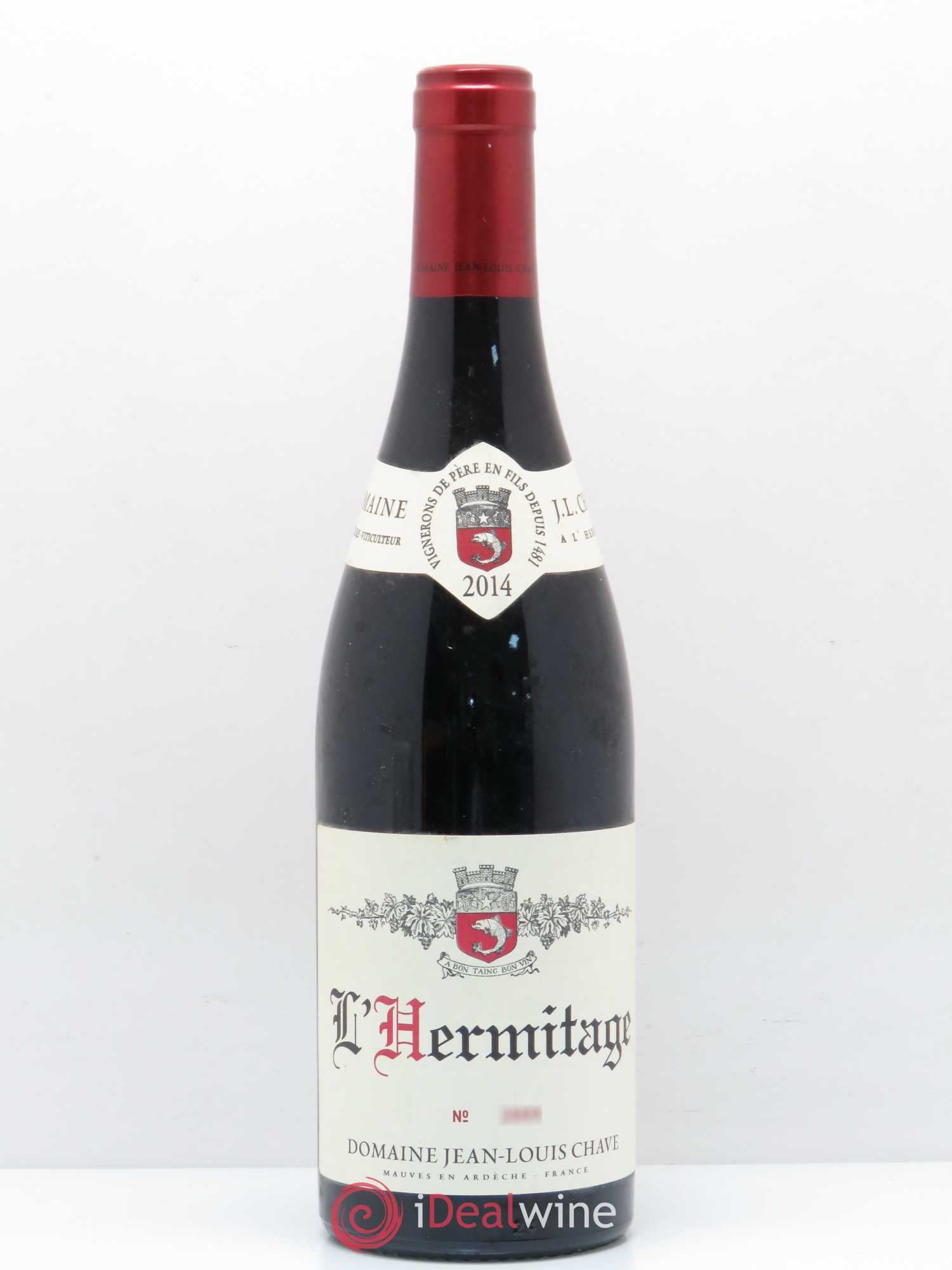 Hermitage Jean-Louis Chave 2014 - Lot de 1 bouteille - 0