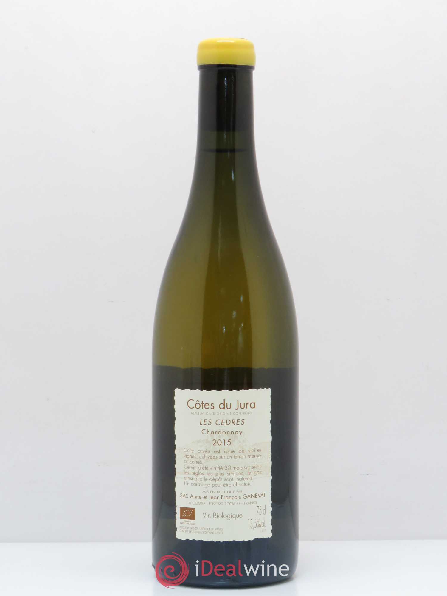 Vin de France (anciennement Côtes du Jura) Les Cèdres Anne et Jean François Ganevat 2015 - Lot de 1 bouteille - 1