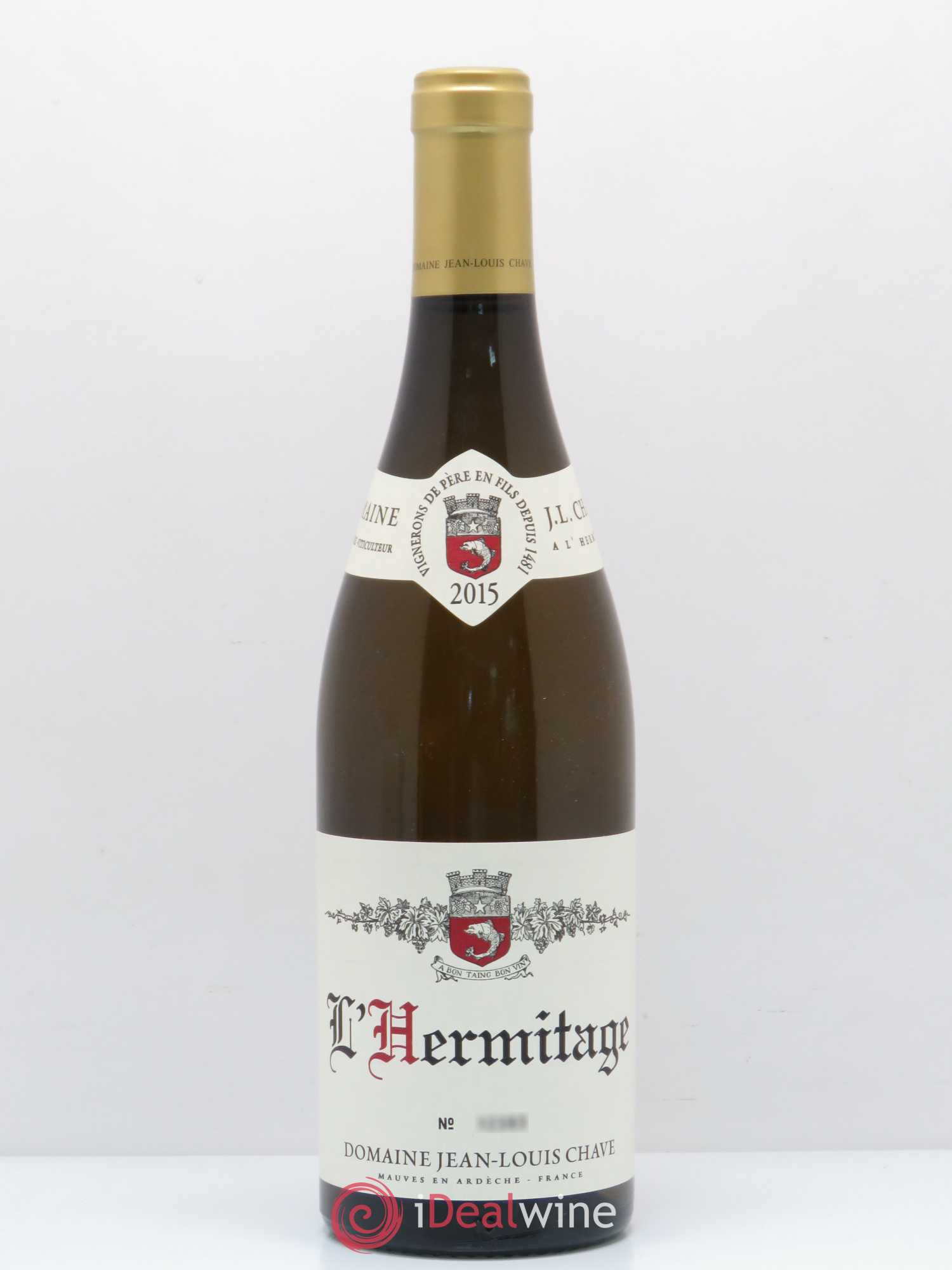 Hermitage Jean-Louis Chave 2015 - Lot de 1 bouteille - 0