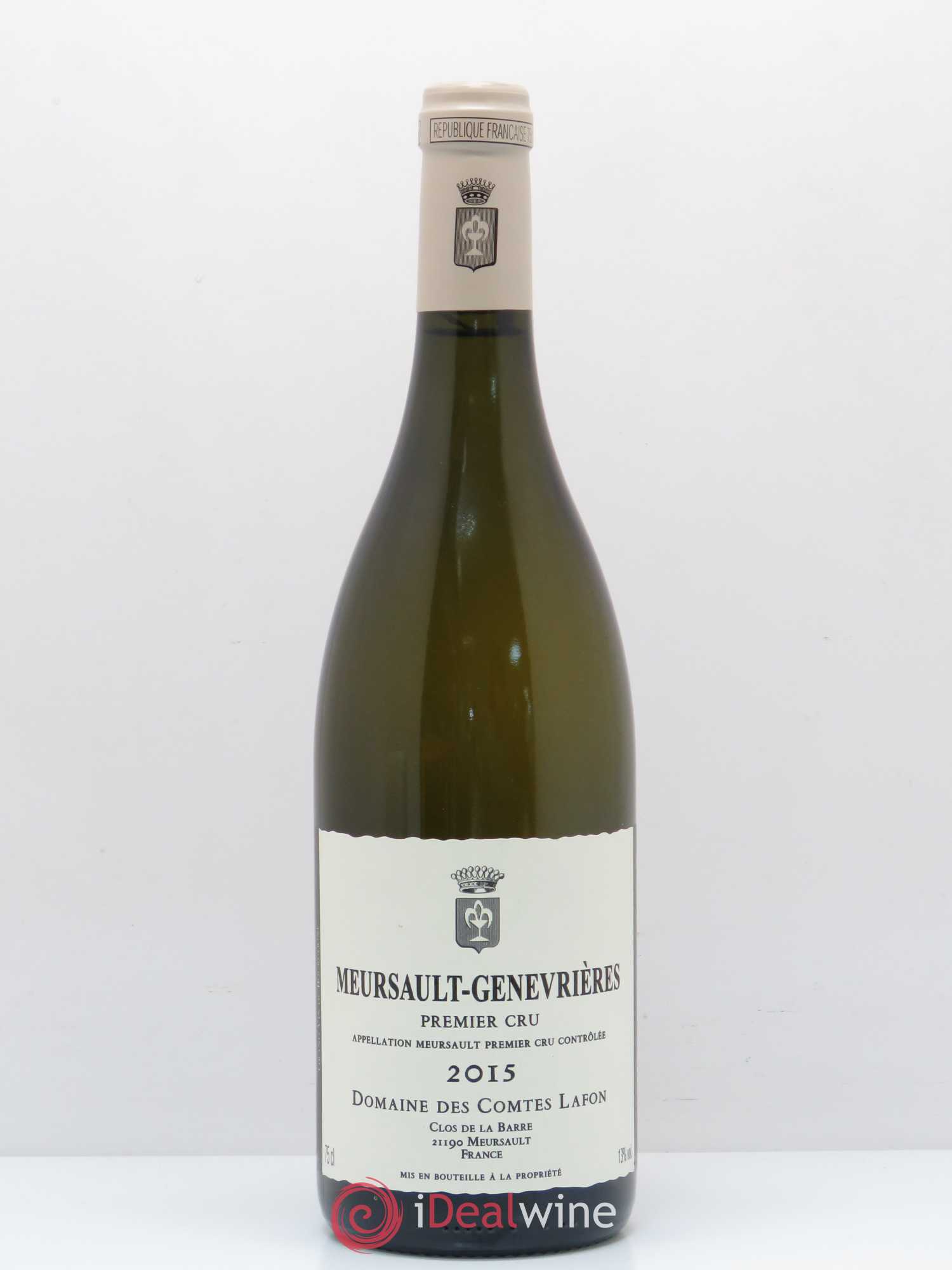 Meursault 1er Cru Genevrières Comtes Lafon (Domaine des) 2015 - Lot de 1 bouteille - 0