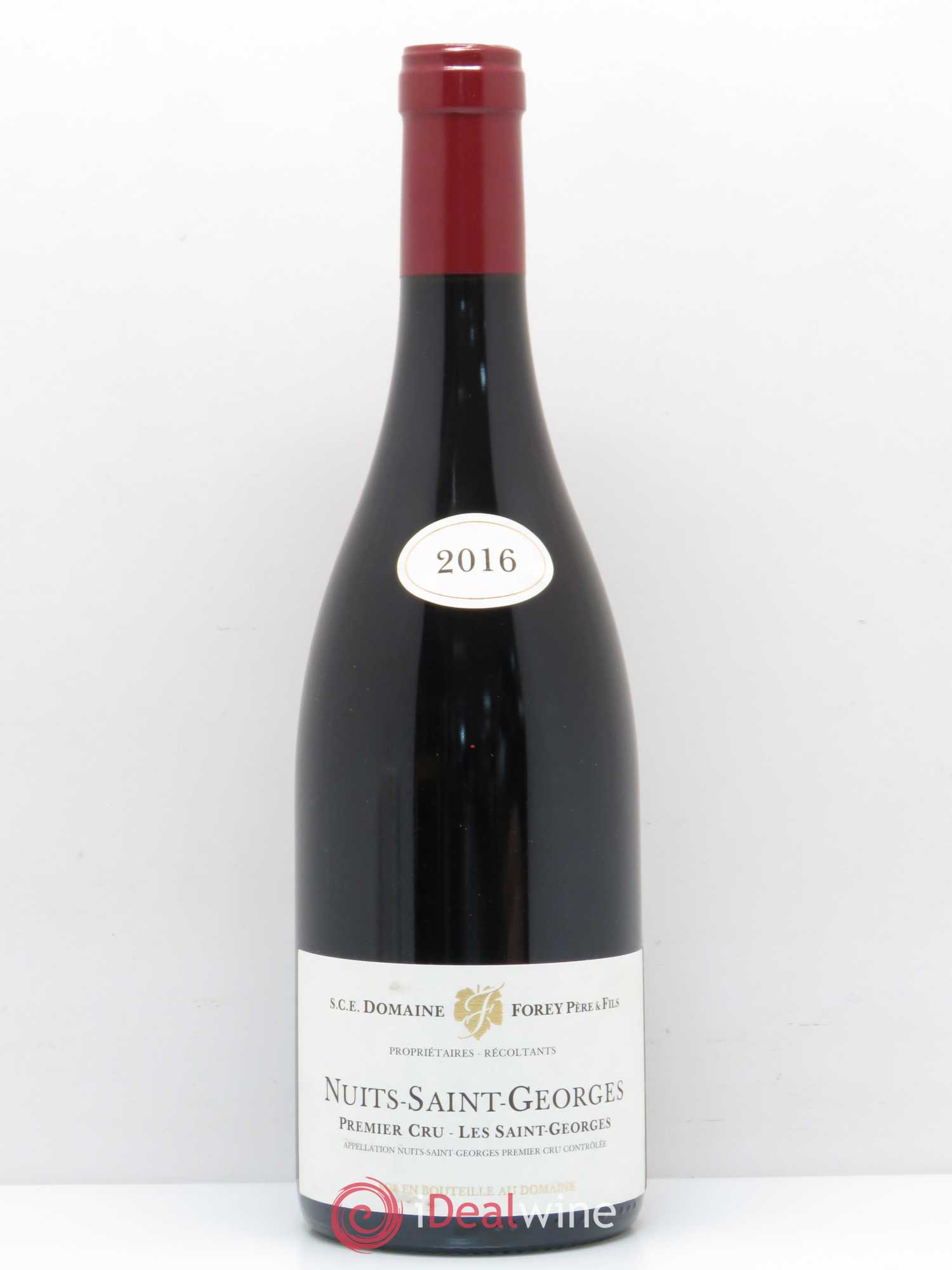 Nuits-Saint-Georges 1er Cru Les Saint Georges Domaine Forey 2016 - Posten von 1 Flasche - 0