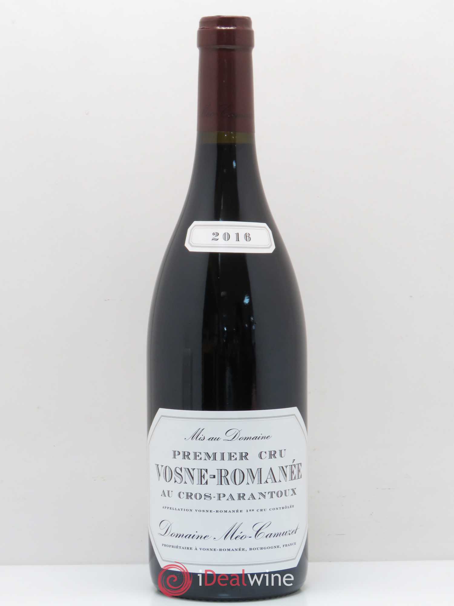 Vosne-Romanée 1er Cru Au Cros Parantoux Méo-Camuzet (Domaine) 2016 - Lot de 1 bouteille - 0
