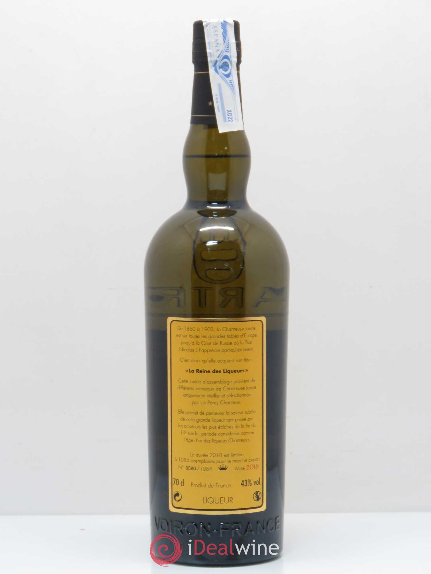 Chartreuse Pères Chartreux Chartreuse Reine des Liqueurs 2018 - Lot de 1 bouteille - 1
