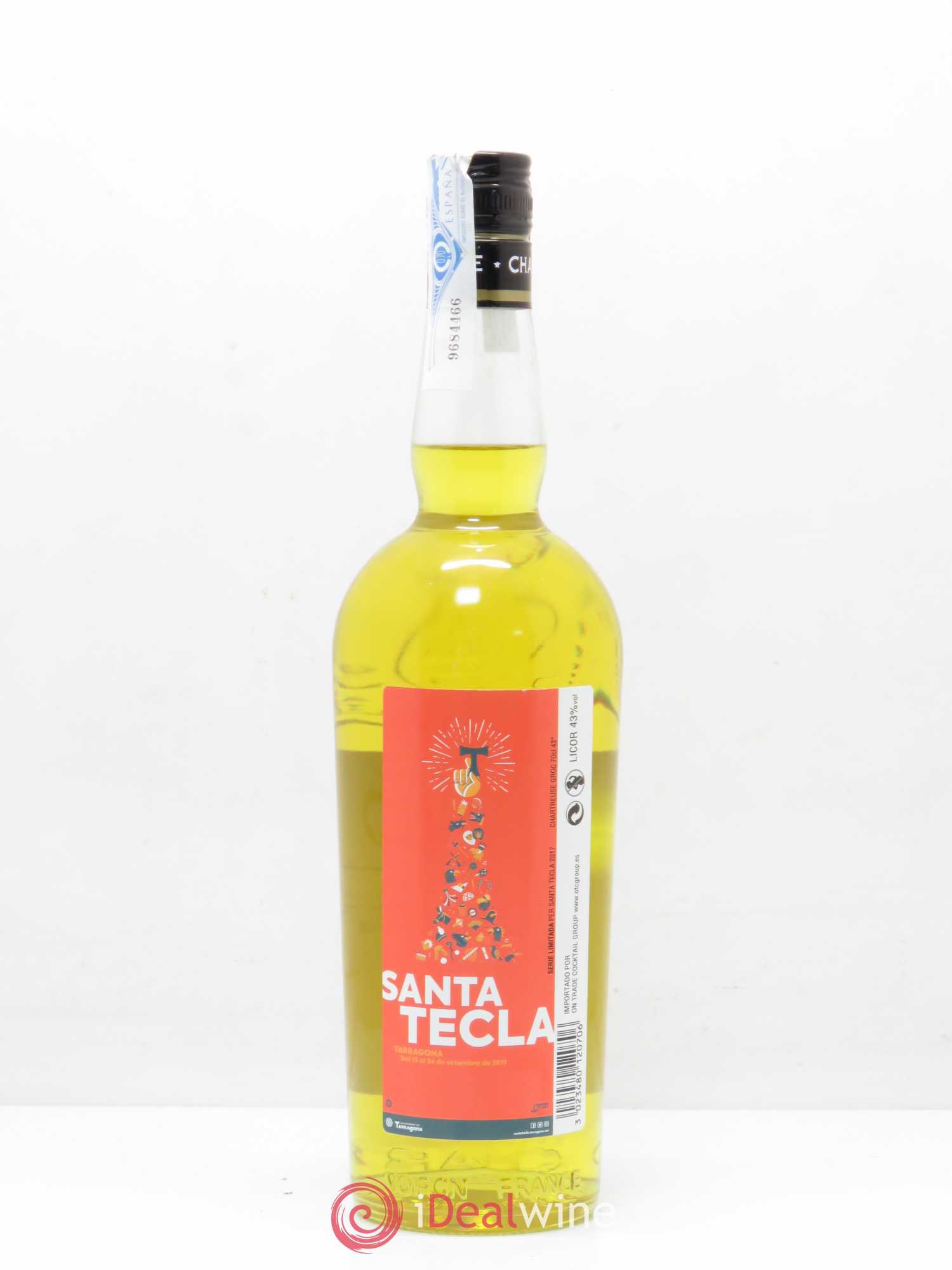 Chartreuse Pères Chartreux Jaune Santa Tecla Degré 43 2017 - Lot de 1 bouteille - 1