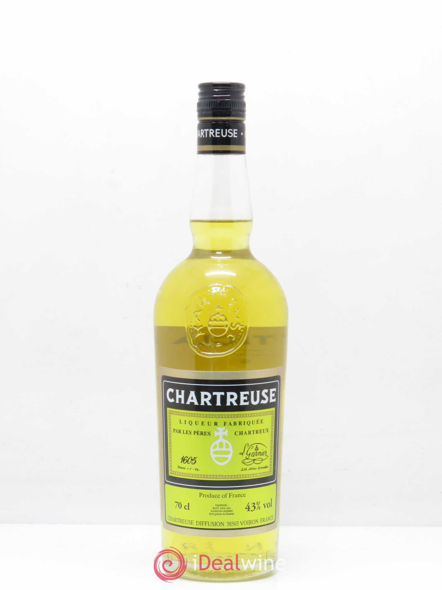 Chartreuse Pères Chartreux Jaune Santa Tecla Degré 43 2013 - Posten von 1 Flasche - 0