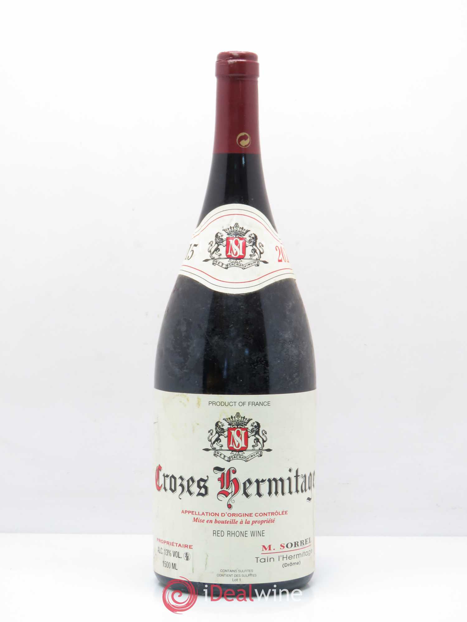 Crozes-Hermitage Domaine Marc Sorrel 2015 - Posten von 1 Magnum - 0