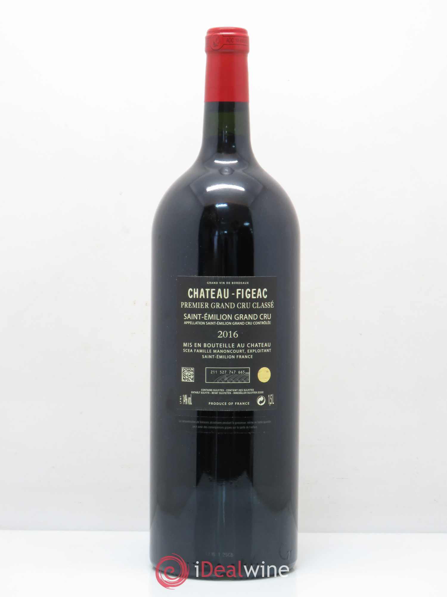 Château Figeac 1er Grand Cru Classé A 2016 - Lot de 1 magnum - 1