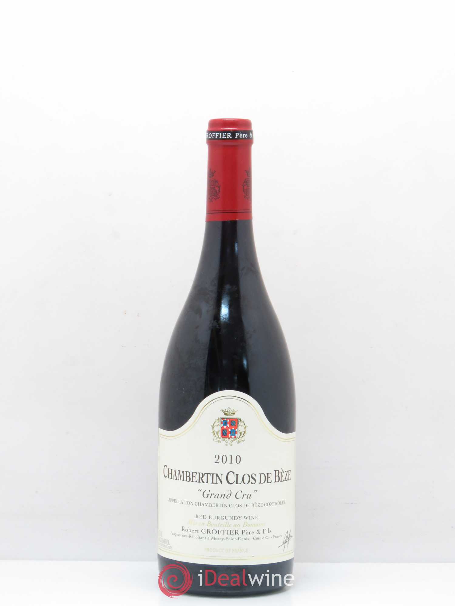 Chambertin Clos de Bèze Grand Cru Robert Groffier Père & Fils (Domaine) 2010 - Lot de 1 bouteille - 0