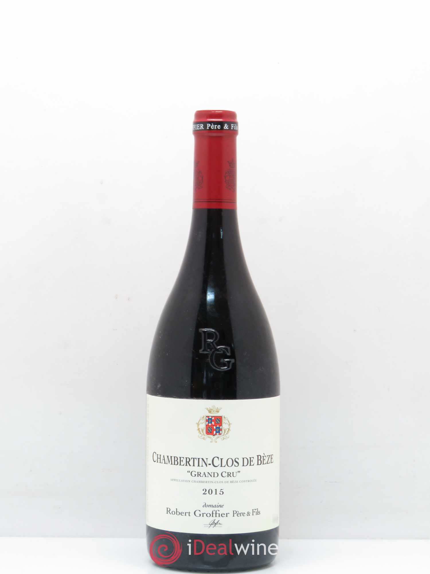 Chambertin Clos de Bèze Grand Cru Robert Groffier Père & Fils (Domaine) 2015 - Lot de 1 bouteille - 0