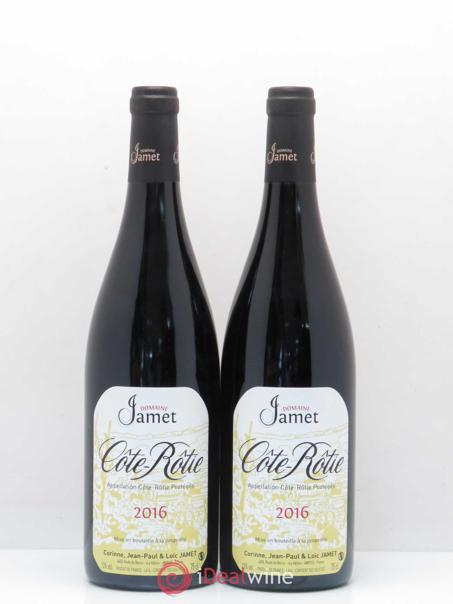 Côte-Rôtie Jamet (Domaine) 2016 - Lot de 2 bouteilles - 0