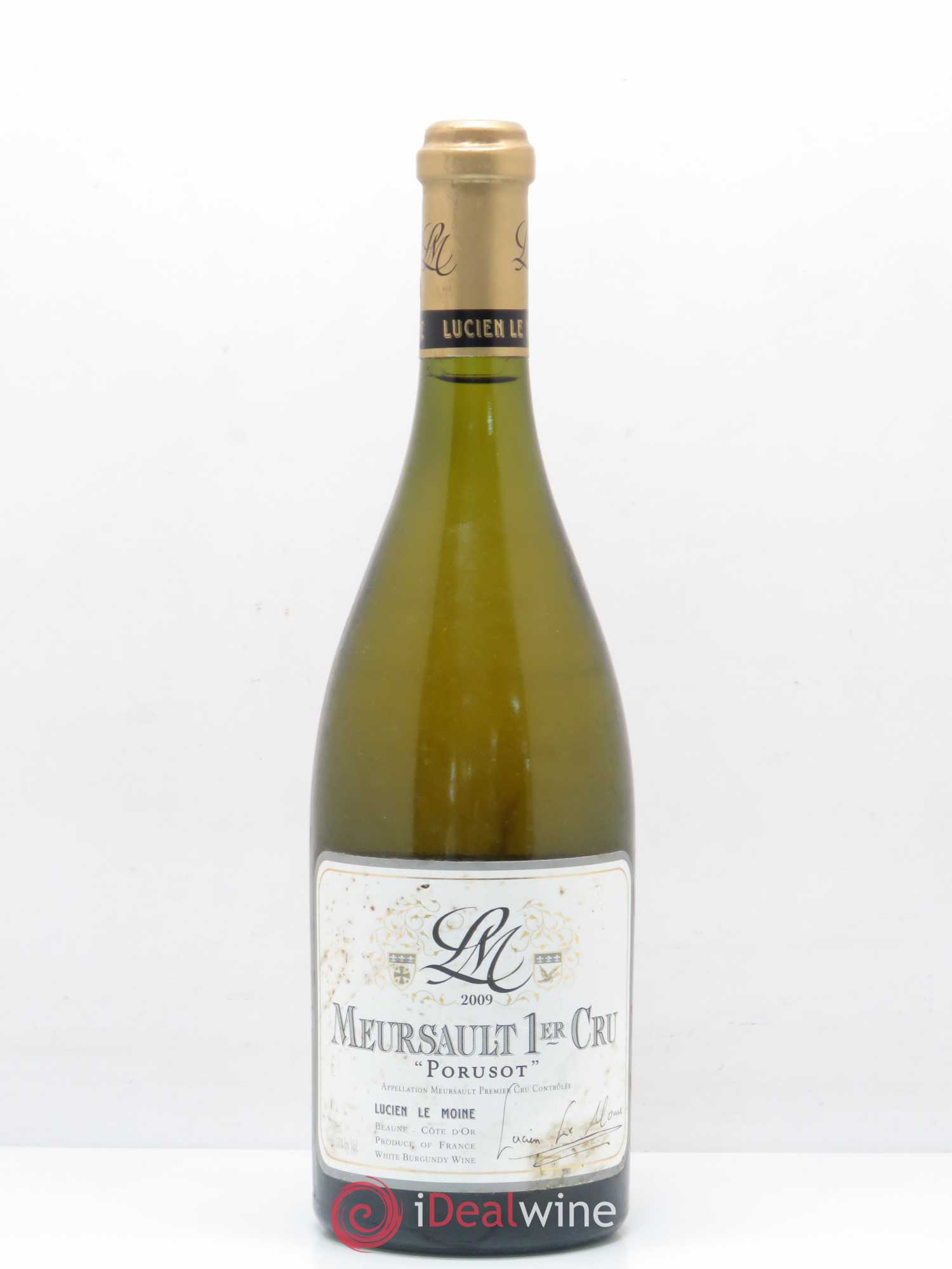 Meursault 1er Cru Porusots Lucien Le Moine 2009 - Posten von 1 Flasche - 0