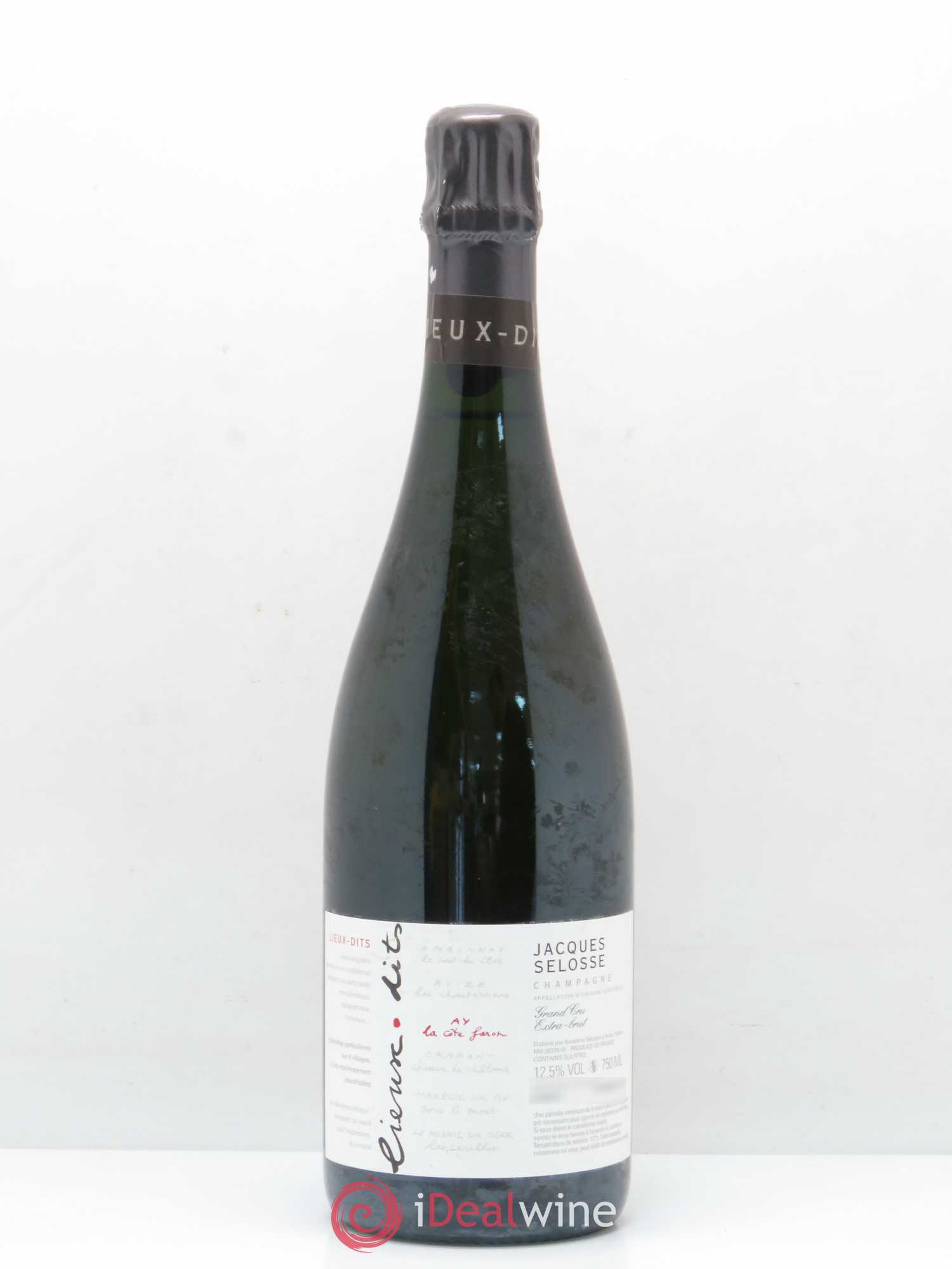 La Côte Faron Blanc de Noirs Grand Cru Extra-Brut Jacques Selosse - Lot de 1 bouteille - 0
