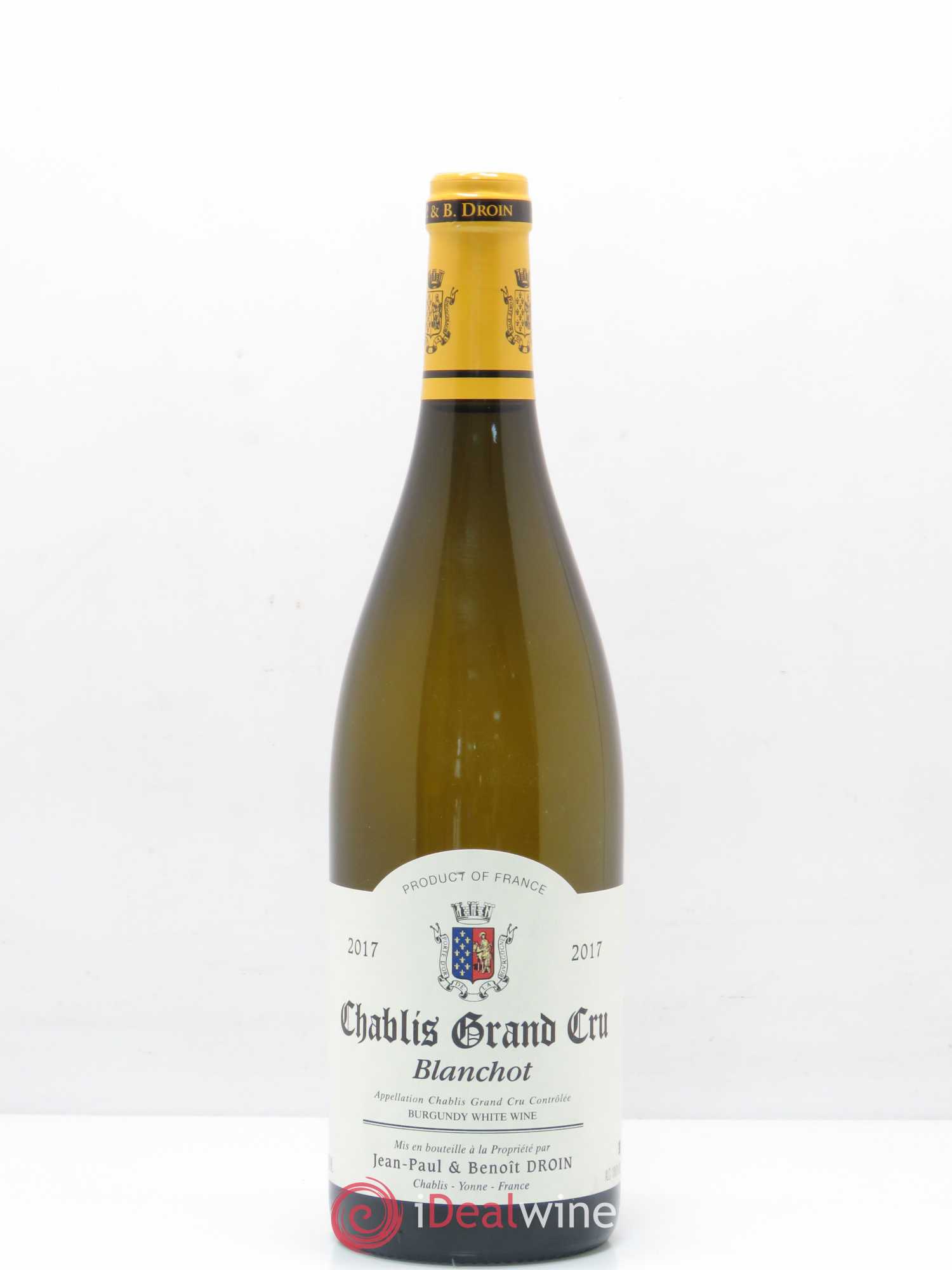 Chablis Grand Cru Blanchot Domaine Jean Paul et Benoît Droin 2017 - Posten von 1 Flasche - 0