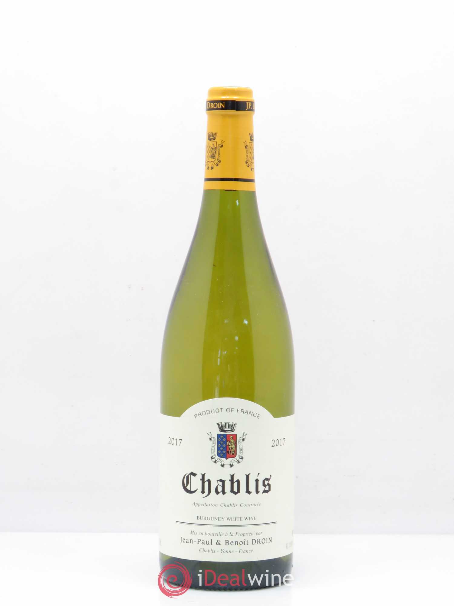 Chablis Villages Domaine Jean Paul et Benoît Droin 2017 - Posten von 1 Flasche - 0