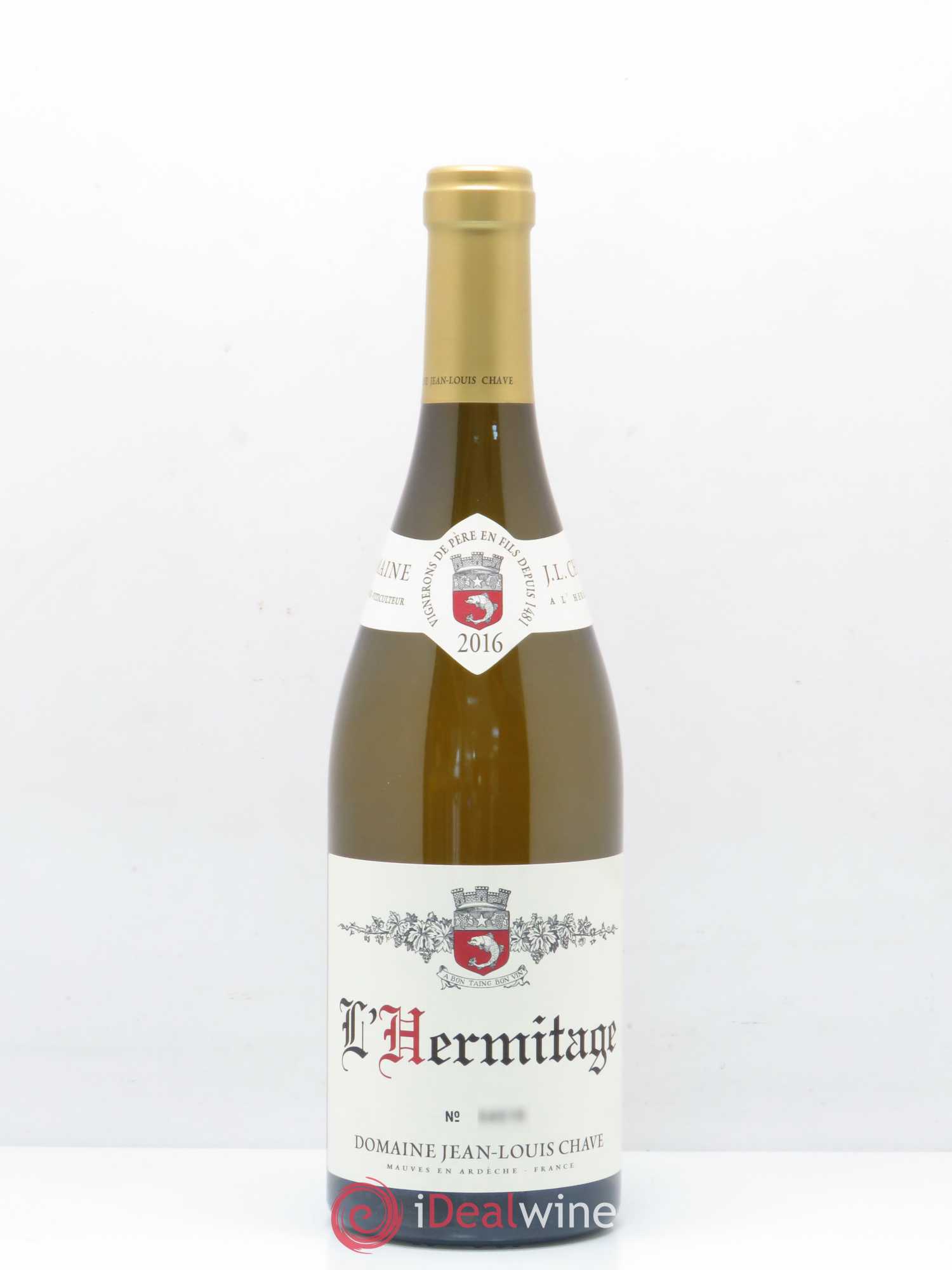 Hermitage Jean-Louis Chave 2016 - Lot de 1 bouteille - 0