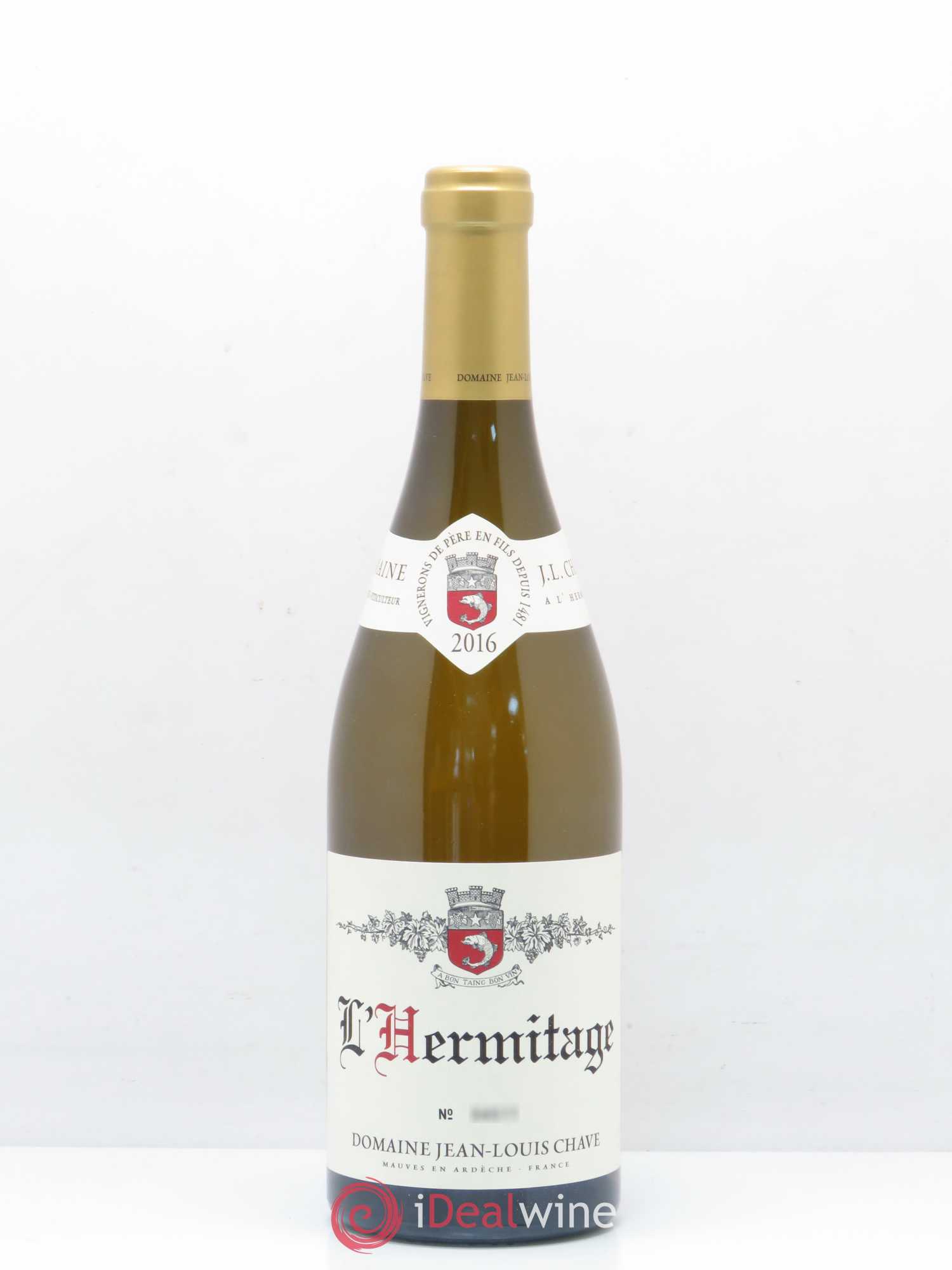 Hermitage Jean-Louis Chave 2016 - Lot de 1 bouteille - 0