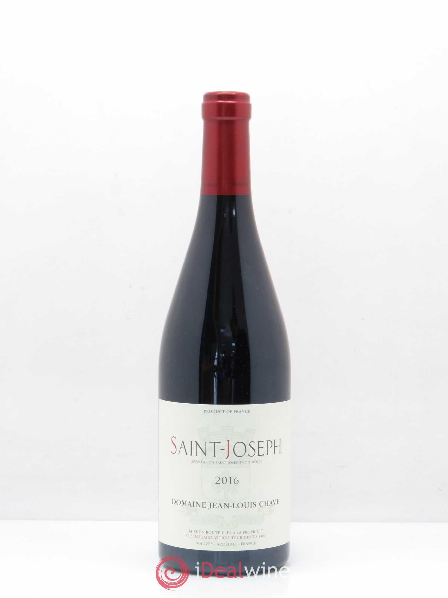 Saint-Joseph Jean-Louis Chave 2016 - Lot de 1 bouteille - 0