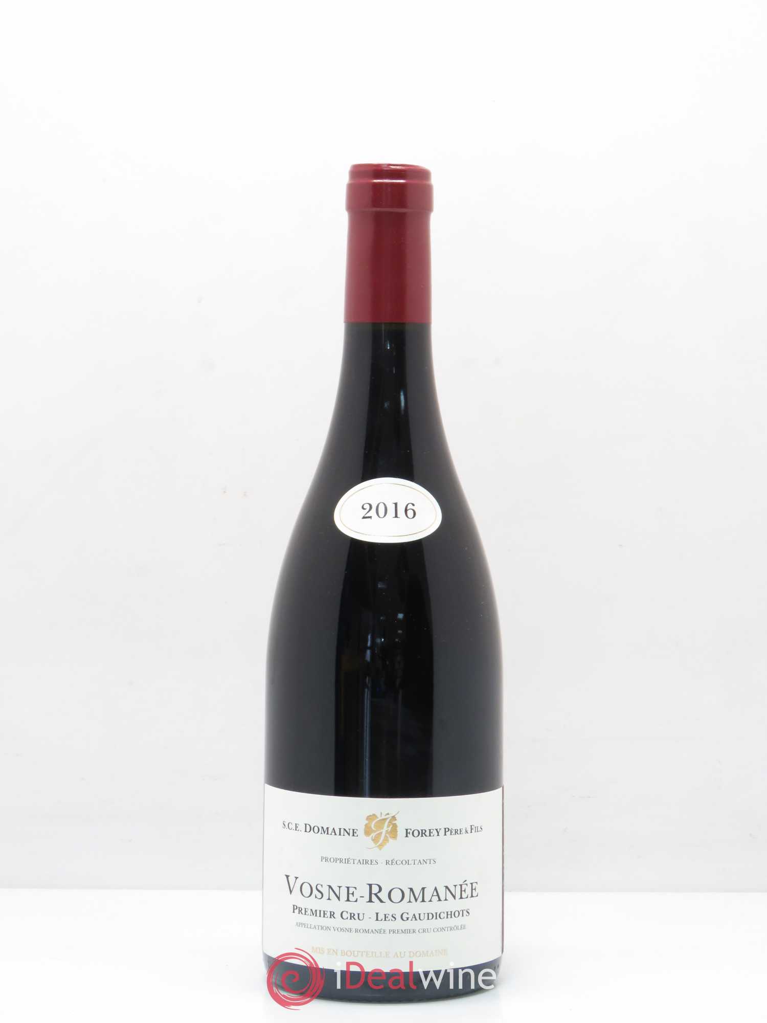 Vosne-Romanée 1er Cru Les Gaudichots Forey Père et Fils (Domaine) 2016 - Lot de 1 bouteille - 0