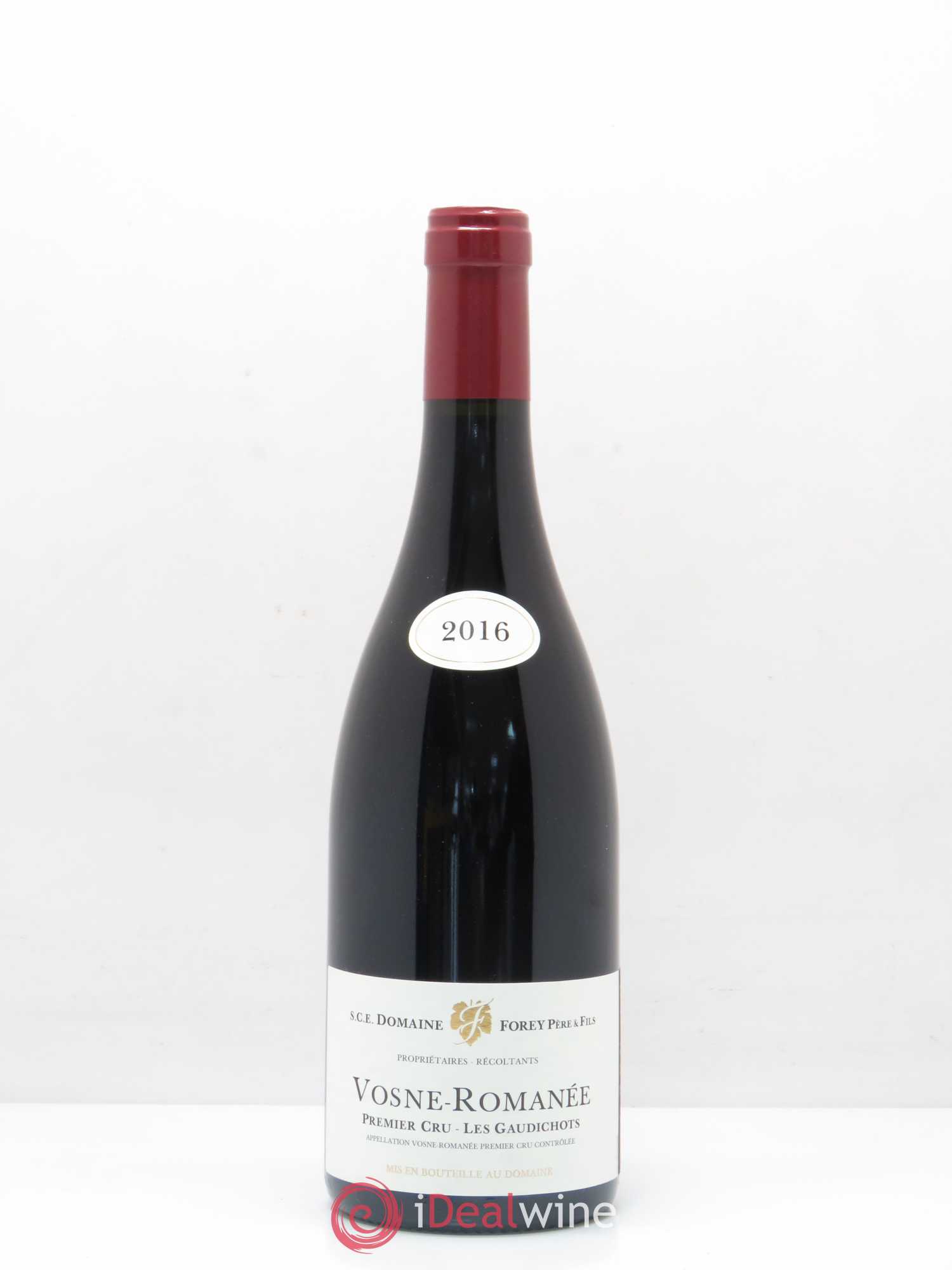 Vosne-Romanée 1er Cru Les Gaudichots Forey Père et Fils (Domaine) 2016 - Lot de 1 bouteille - 0