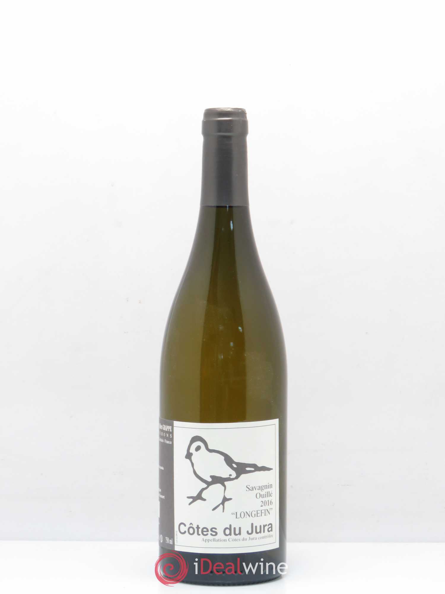 Côtes du Jura Savagnin Ouillé Longefin Didier Grappe 2016 - Posten von 1 Flasche - 0
