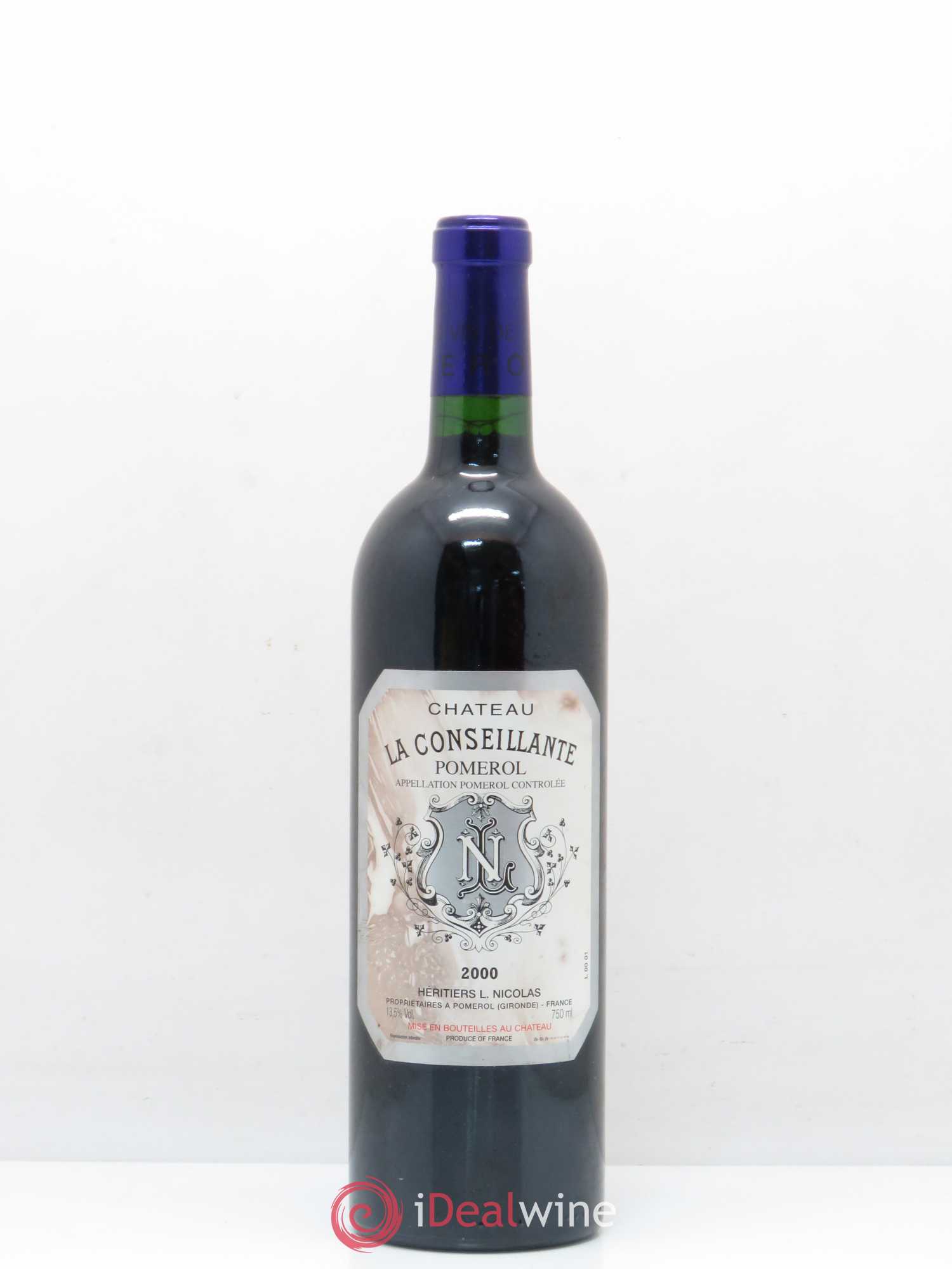 Château la Conseillante 2000 - Lot de 1 bouteille - 0