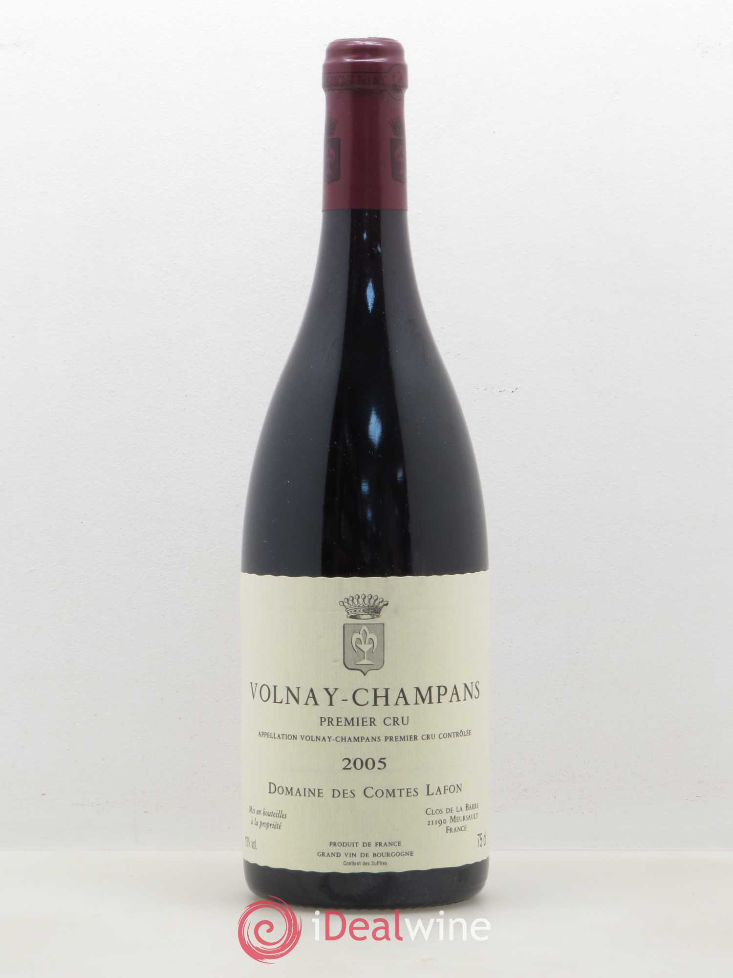 Volnay 1er Cru Champans Comtes Lafon (Domaine des) 2005 - Lot de 1 bouteille - 0