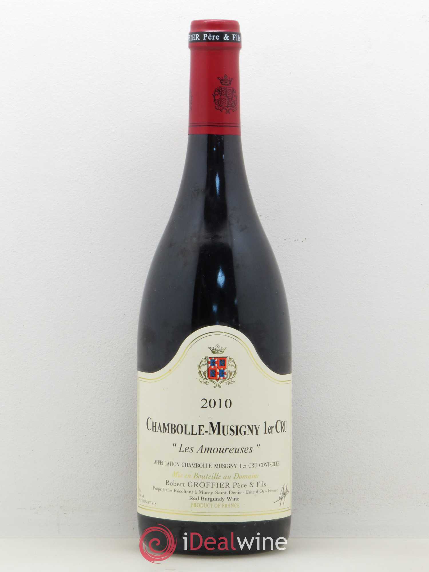 Chambolle-Musigny 1er Cru Les Amoureuses Robert Groffier Père & Fils (Domaine) 2010 - Lot de 1 bouteille - 0