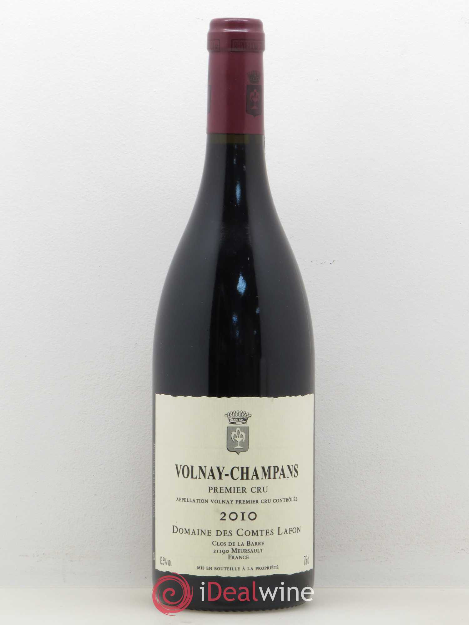 Volnay 1er Cru Champans Comtes Lafon (Domaine des) 2010 - Lot de 1 bouteille - 0
