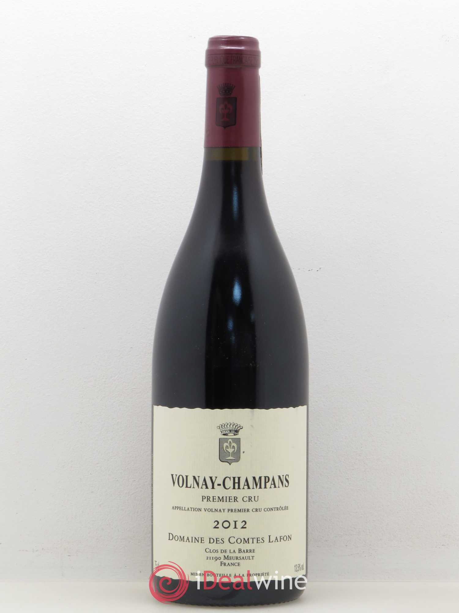 Volnay 1er Cru Champans Comtes Lafon (Domaine des) 2012 - Lot de 1 bouteille - 0