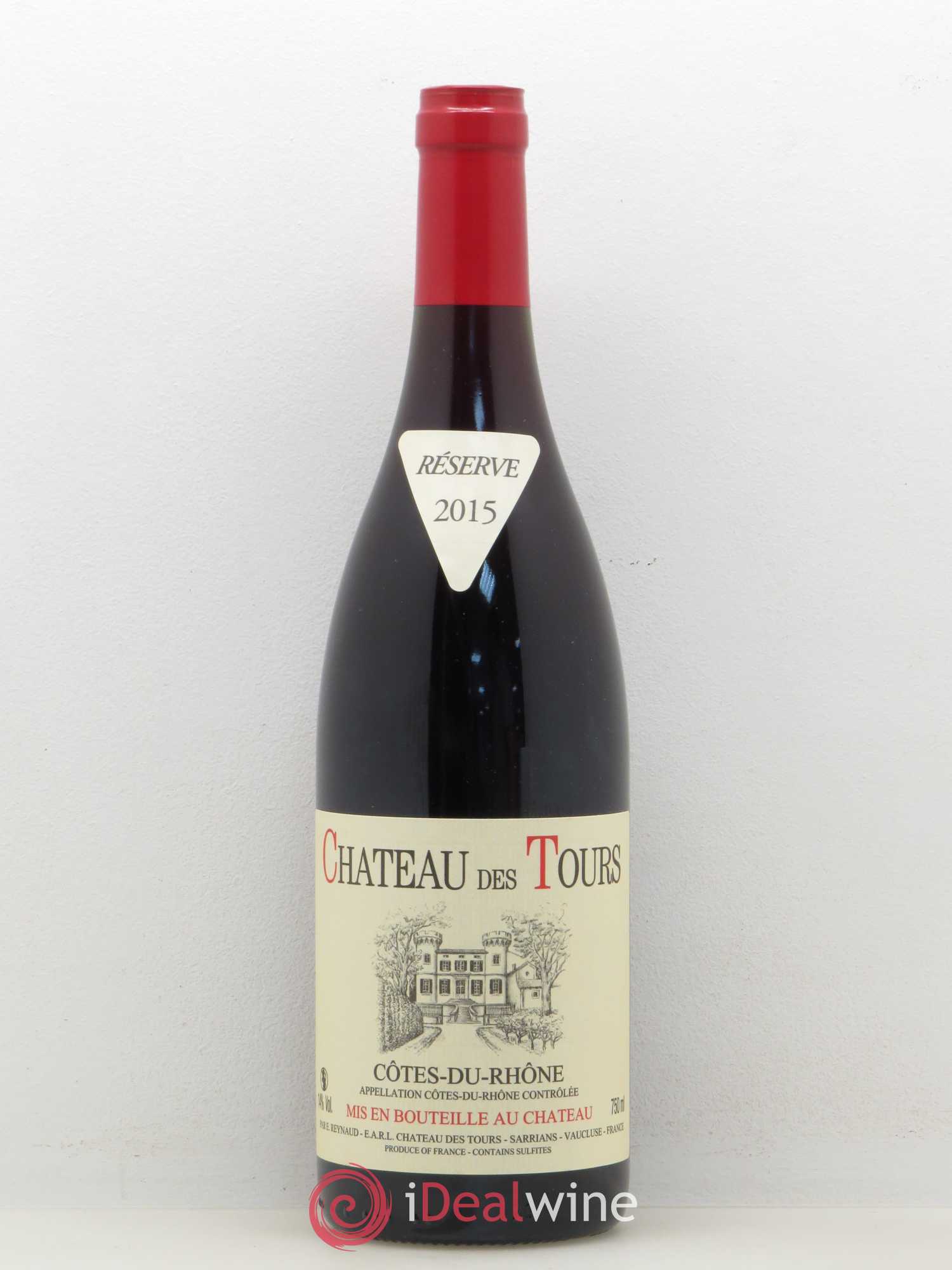 Côtes-du-Rhône Château des Tours Emmanuel Reynaud (sans prix de réserve) 2015 - Lot de 1 bouteille - 0