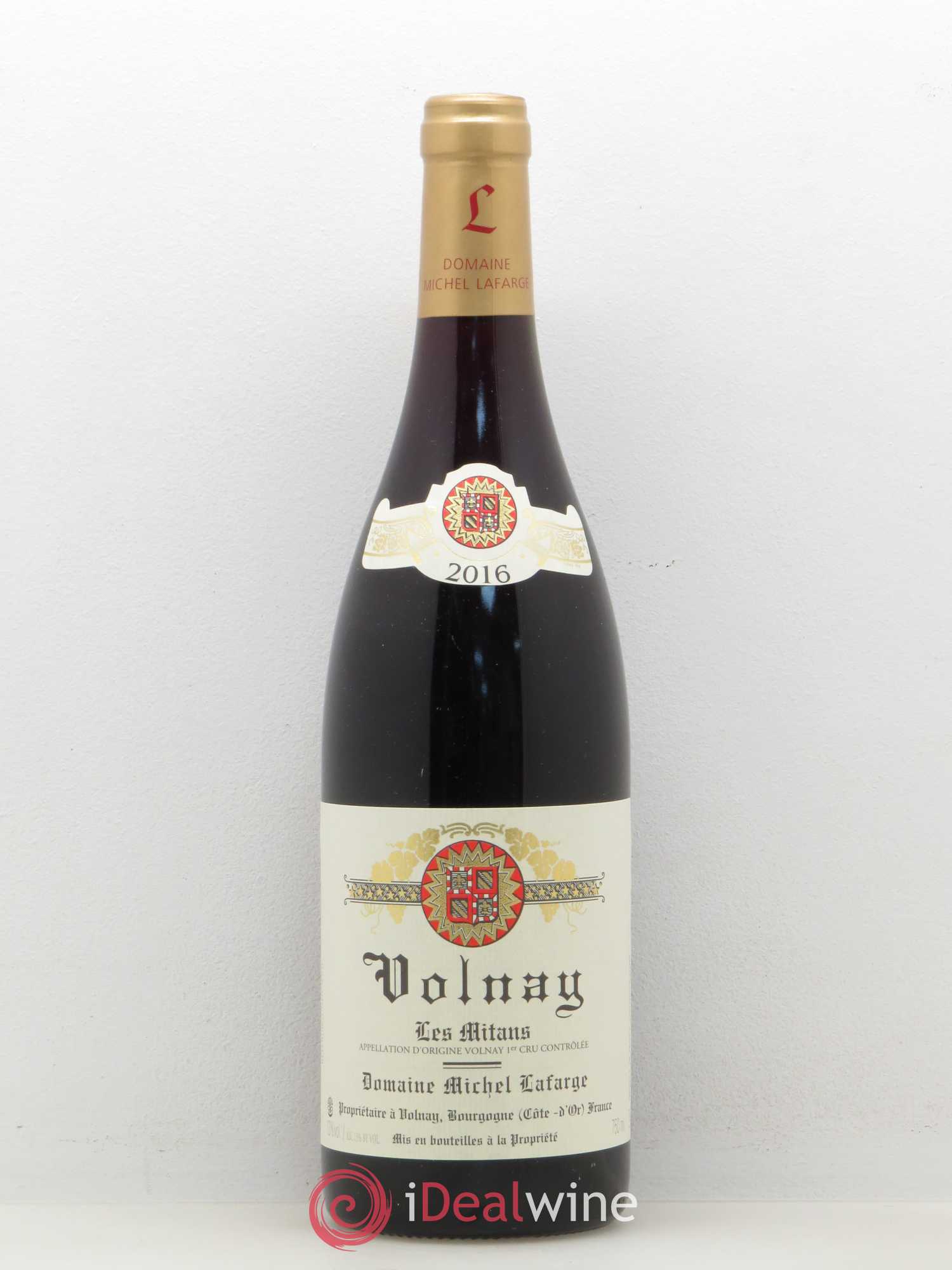 Volnay 1er Cru Les Mitans Lafarge (Domaine) 2016 - Lot de 1 bouteille - 0