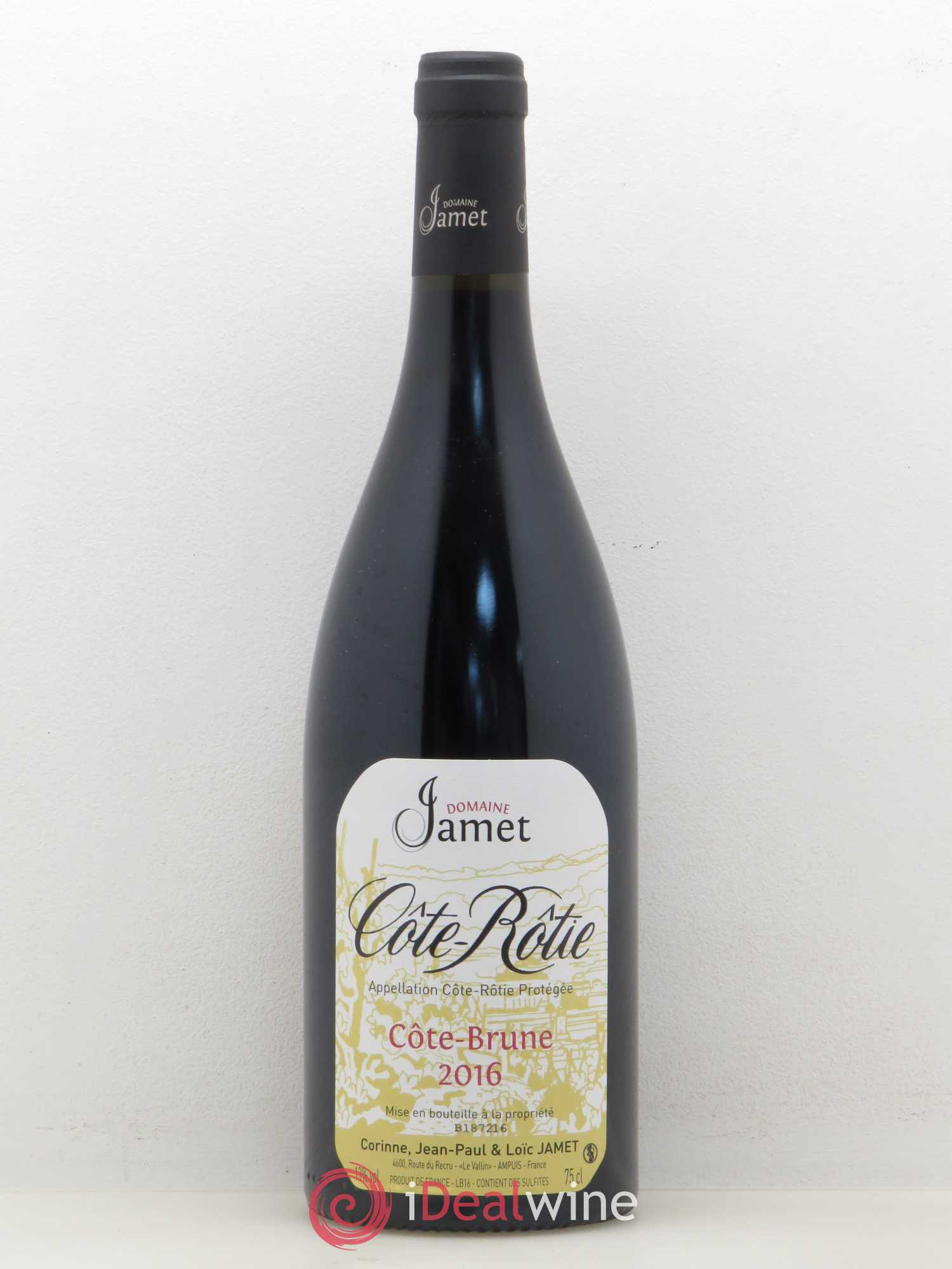 Côte-Rôtie Côte Brune Jamet (Domaine) 2016 - Lot de 1 bouteille - 0