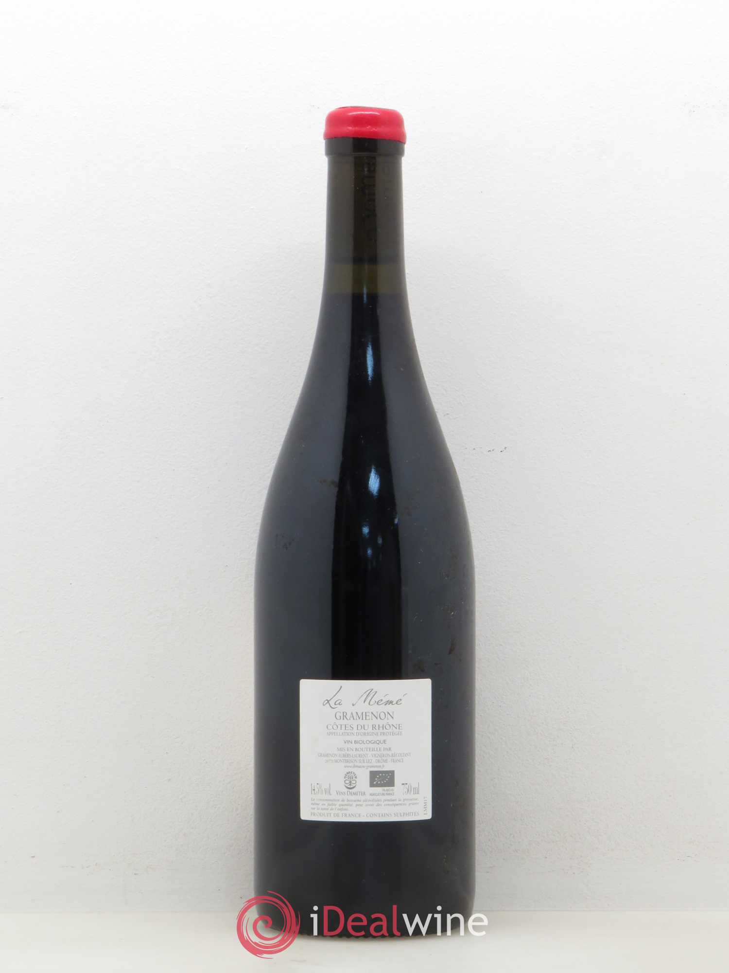 Côtes-du-Rhône La Mémé Ceps Centenaires Gramenon (Domaine) 2017 - Lot de 1 bouteille - 1
