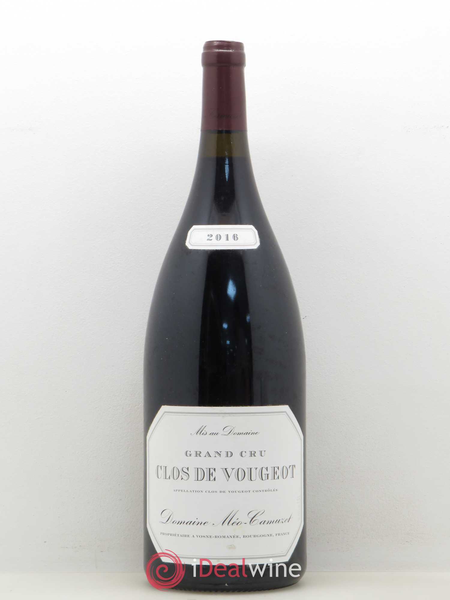 Clos de Vougeot Grand Cru Méo-Camuzet (Domaine) 2016 - Lot de 1 magnum - 0