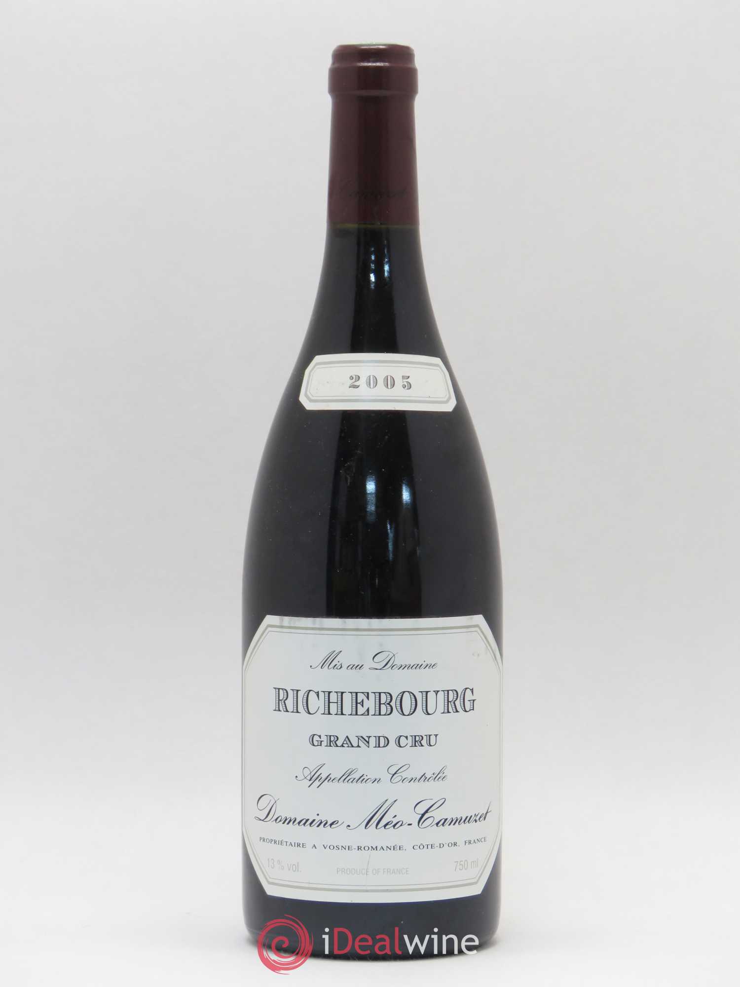 Richebourg Grand Cru Méo-Camuzet (Domaine) 2005 - Lot de 1 bouteille - 0