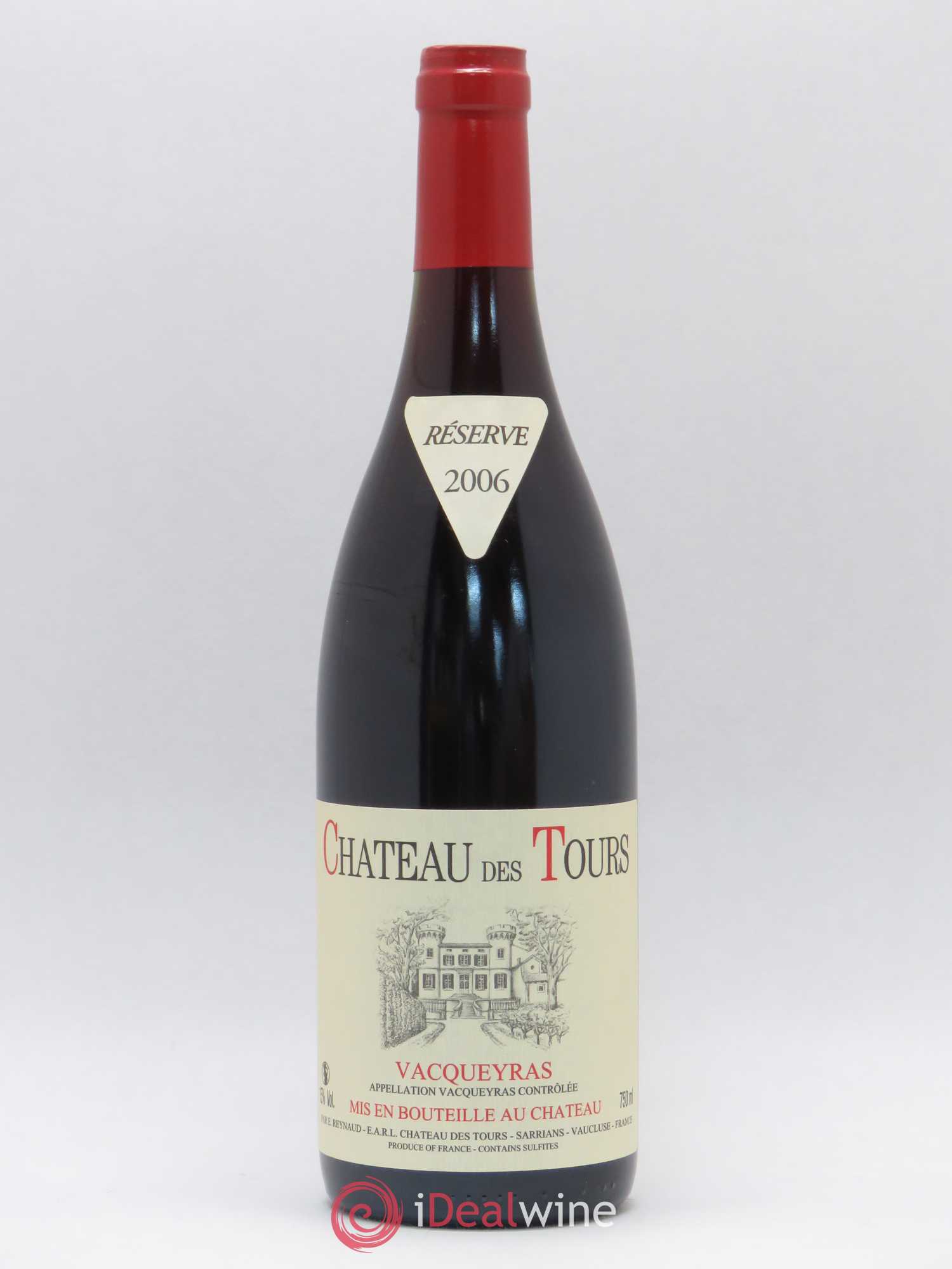 Vacqueyras Château des Tours Emmanuel Reynaud (senza prezzo di riserva) 2006 - Lotto di 1 bottiglia - 0