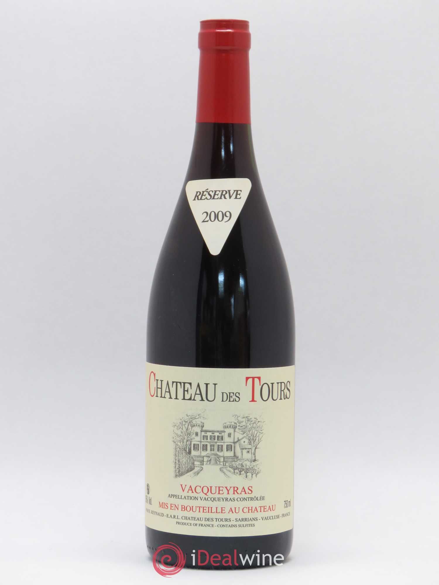 Vacqueyras Château des Tours Emmanuel Reynaud (sans prix de réserve) 2009 - Lot de 1 bouteille - 0
