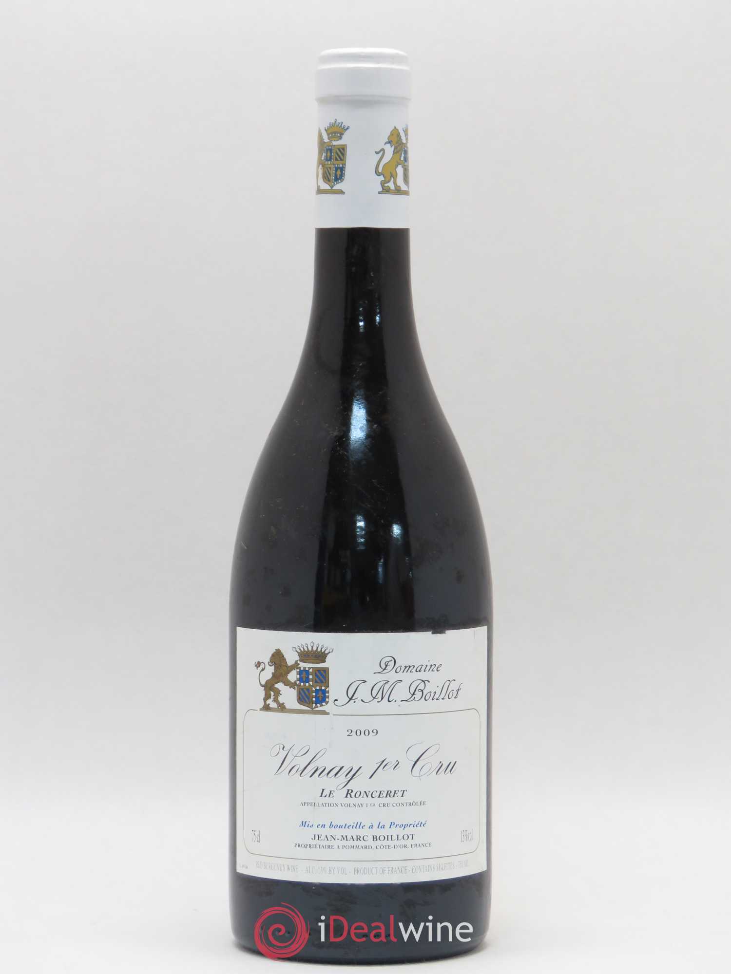 Volnay 1er Cru Le Ronceret Jean-Marc Boillot 2009 - Lot de 1 bouteille - 0