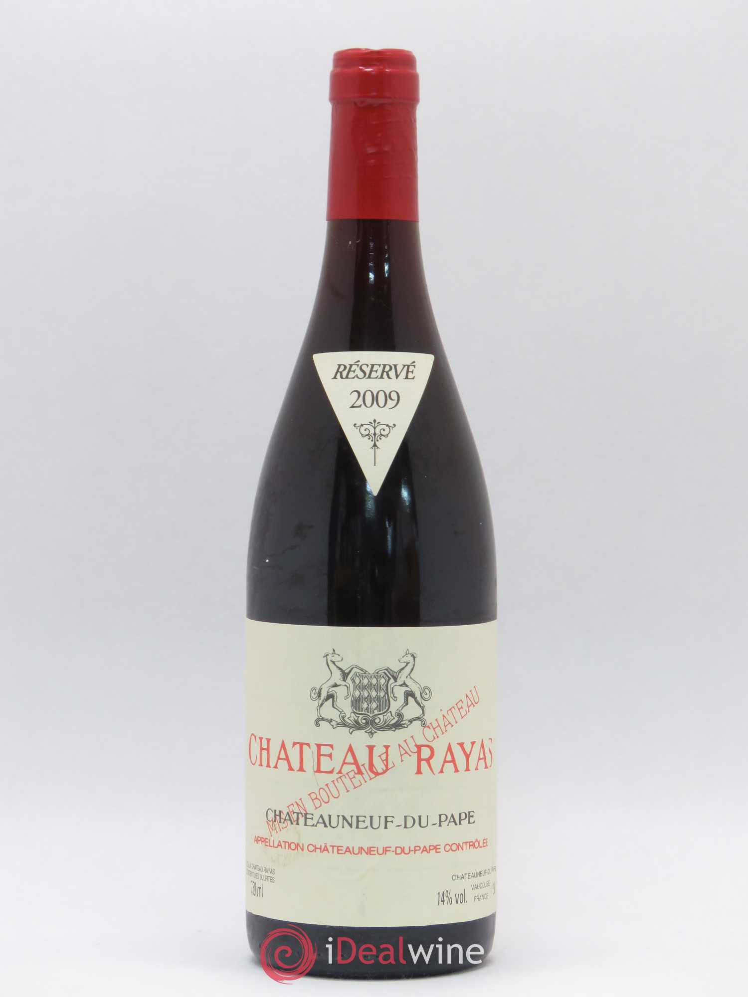 Châteauneuf-du-Pape Château Rayas Emmanuel Reynaud Réserve 2009 - Lot de 1 bouteille - 0