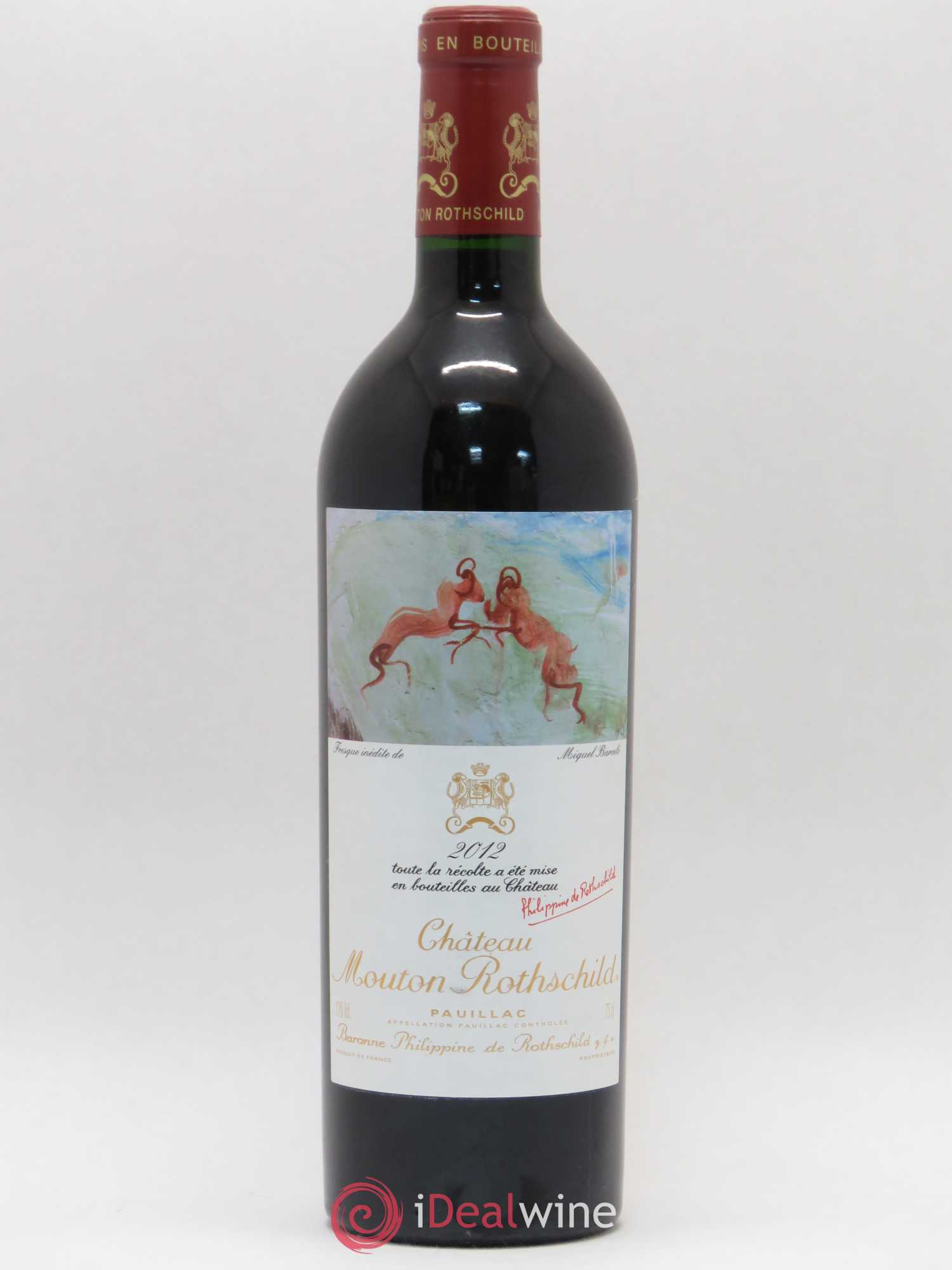 Château Mouton Rothschild 1er Grand Cru Classé 2012 - Lot de 1 bouteille - 0