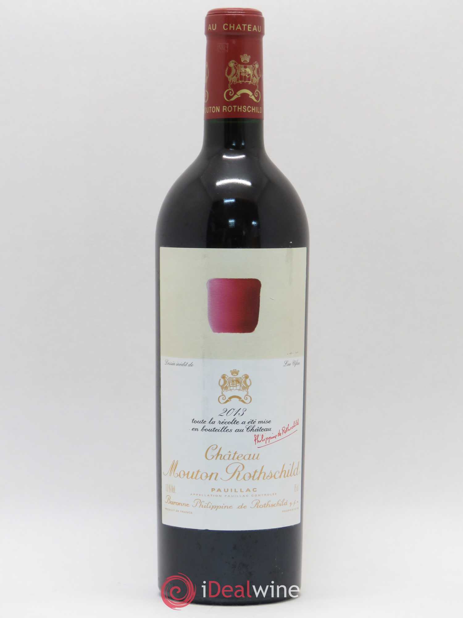 Château Mouton Rothschild 1er Grand Cru Classé 2013 - Lot de 1 bouteille - 0