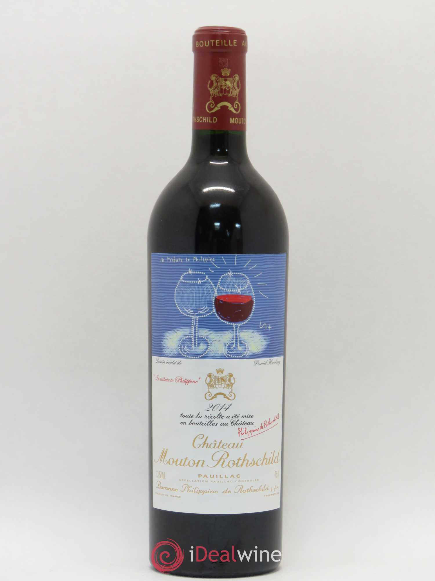 Château Mouton Rothschild 1er Grand Cru Classé 2014 - Lot de 1 bouteille - 0