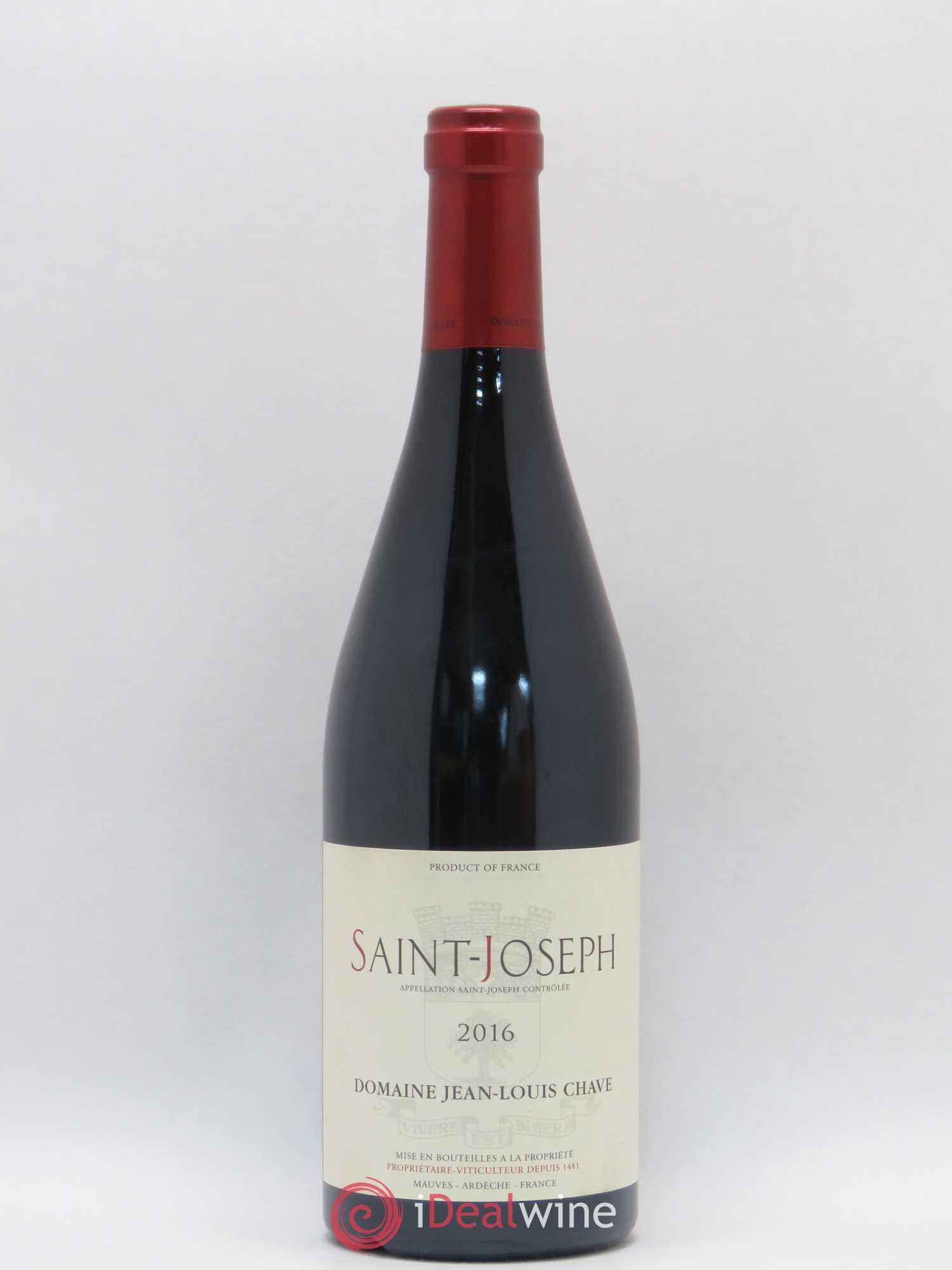 Saint-Joseph Jean-Louis Chave 2016 - Lot de 1 bouteille - 0