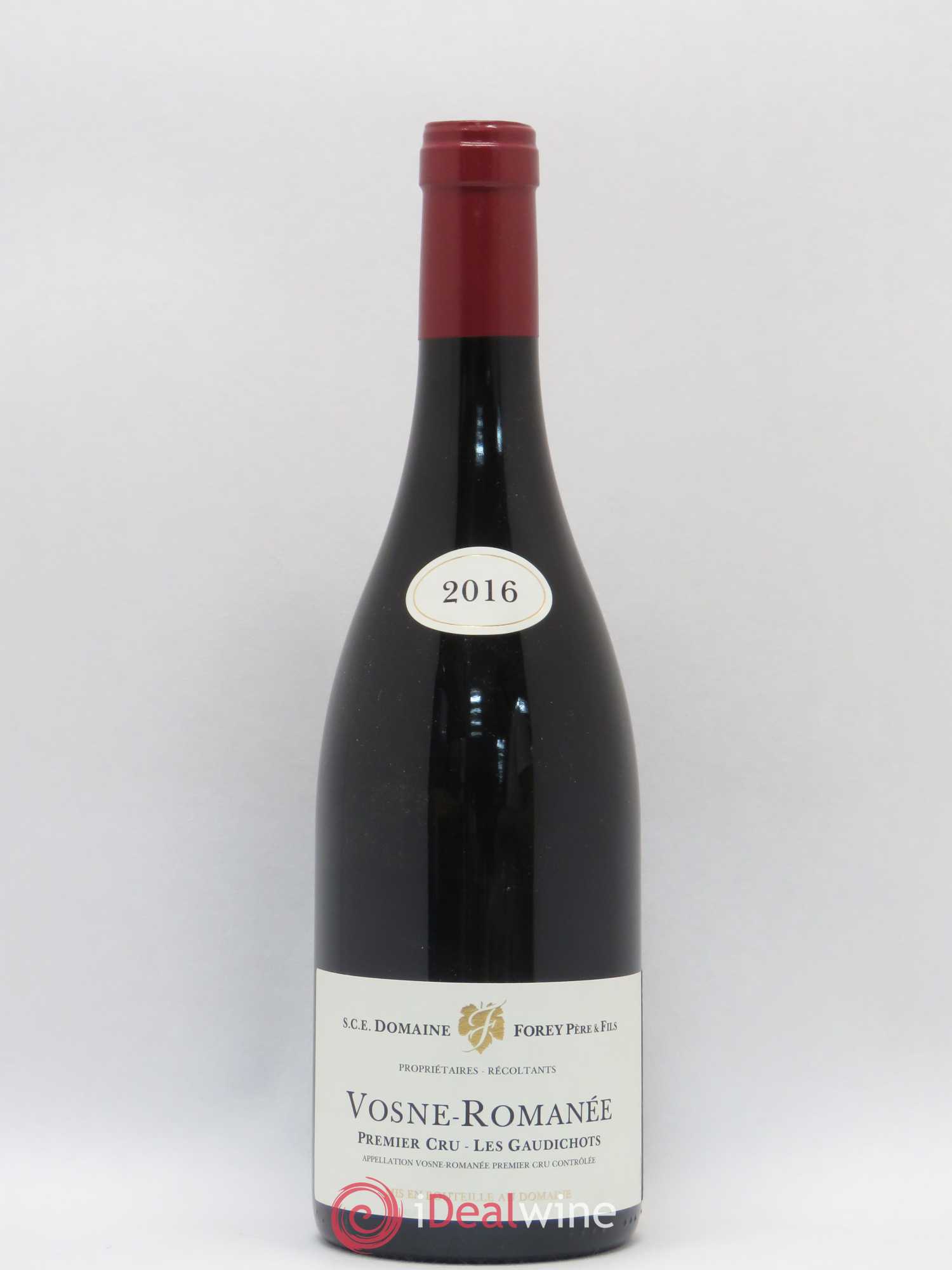 Vosne-Romanée 1er Cru Les Gaudichots Forey Père et Fils (Domaine) 2016 - Lot de 1 bouteille - 0