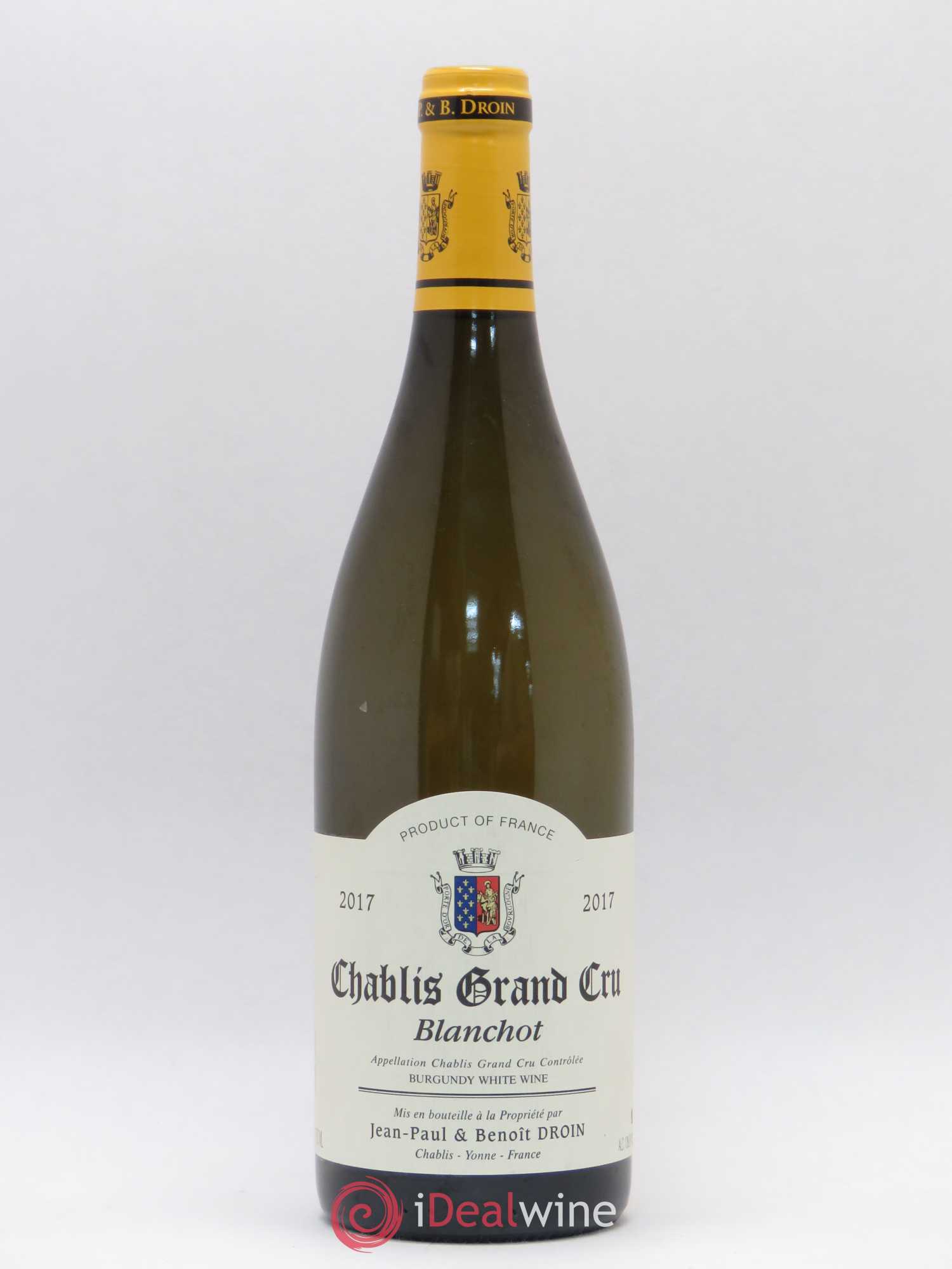 Chablis Grand Cru Blanchots Domaine Jean-Paul & Benoît Droin 2017 - Posten von 1 Flasche - 0