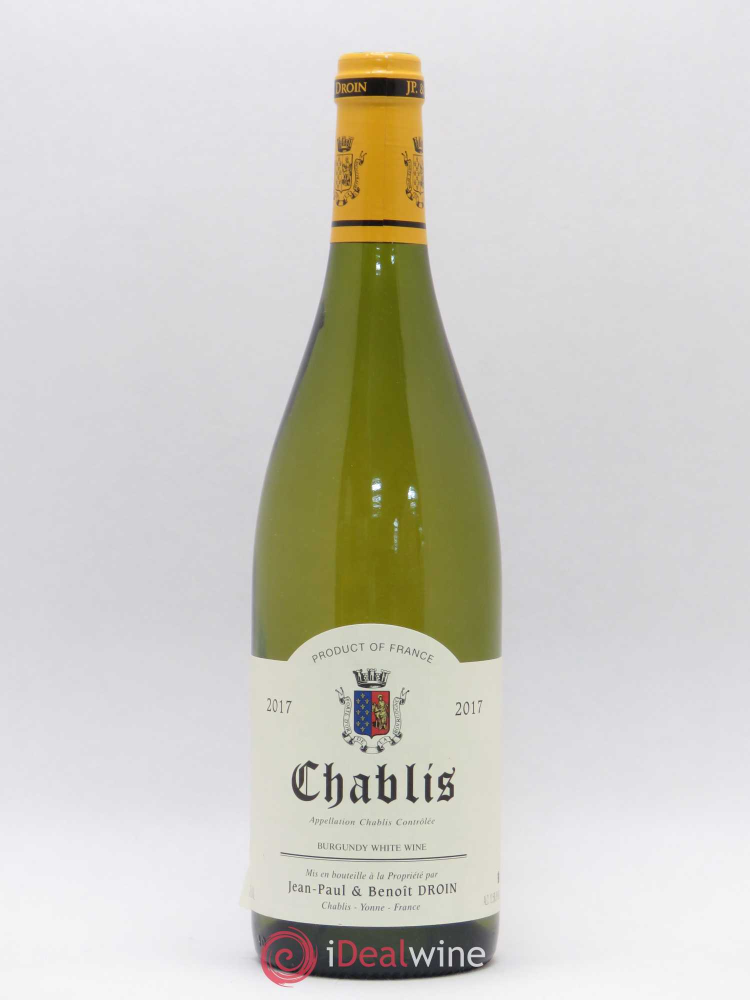 Chablis Jean-Paul & Benoît Droin (Domaine) 2017 - Lot de 1 bouteille - 0