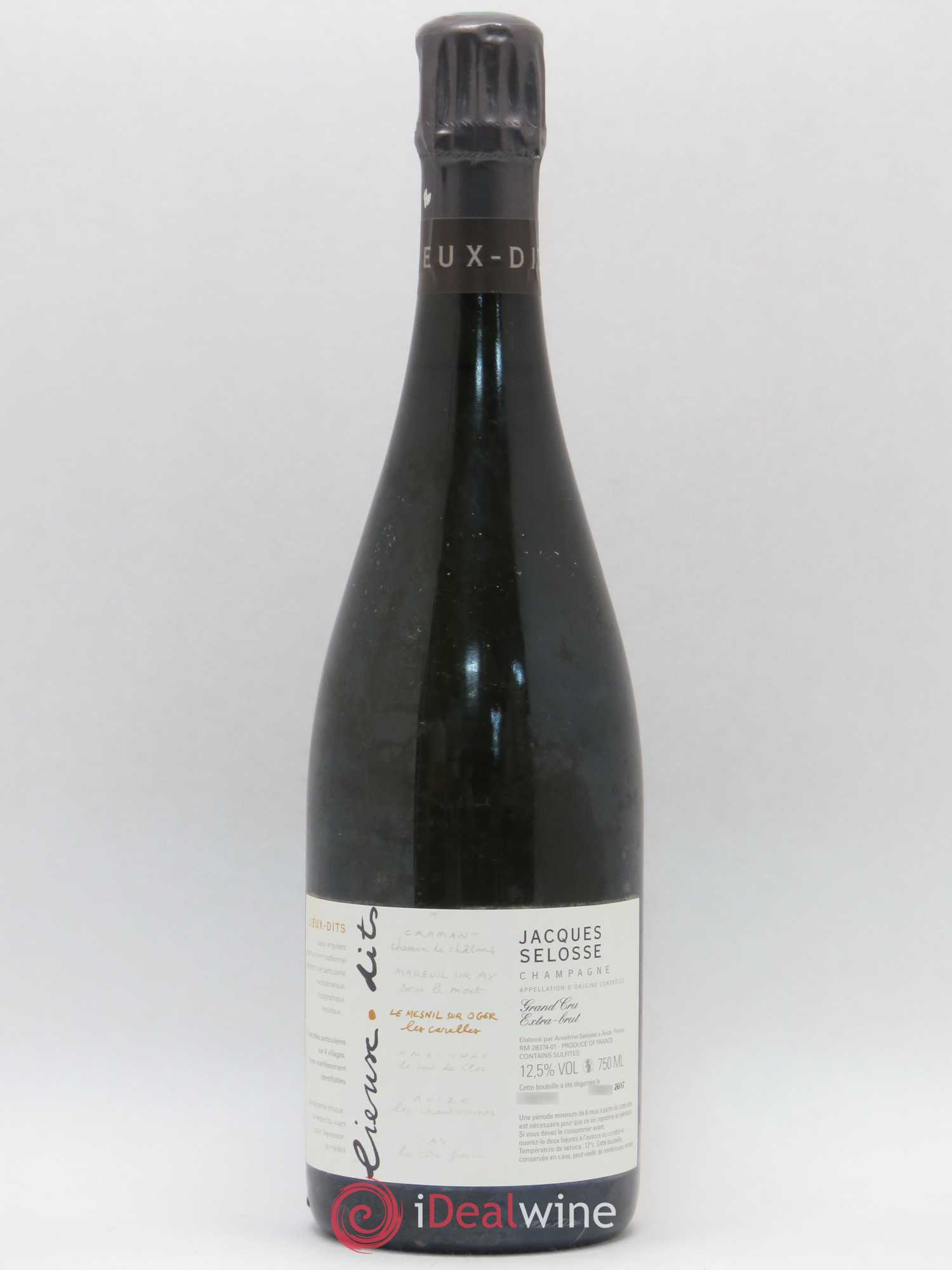 Les Carelles Blanc de Blancs Jacques Selosse - Lot de 1 bouteille - 0