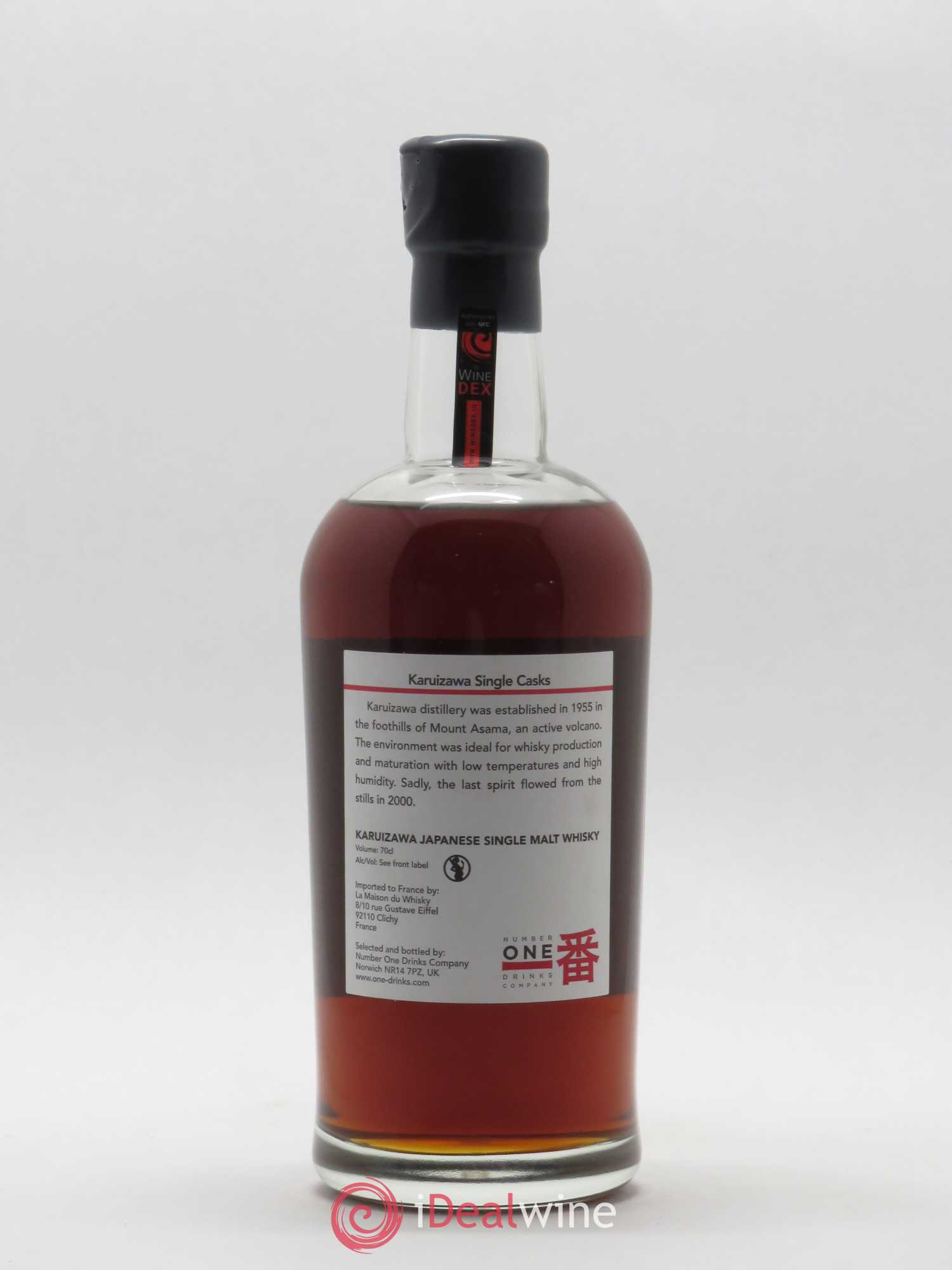 Whisky Honshu-Nagano Karuizawa Single Bourbon cask 30 ans 1984 - Posten von 1 Flasche - 1